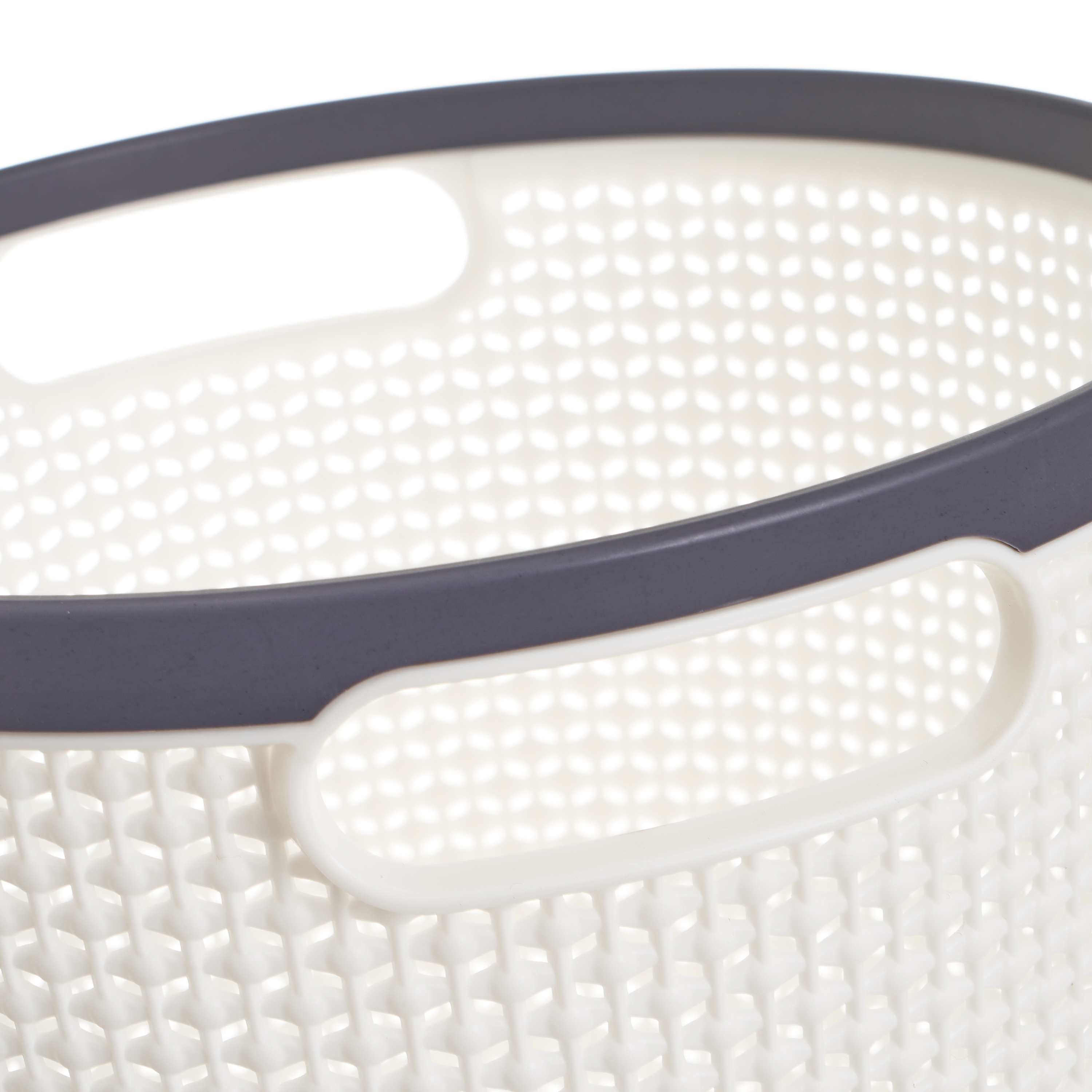 CESTO PP 25X25X21 CM BLANCO 2