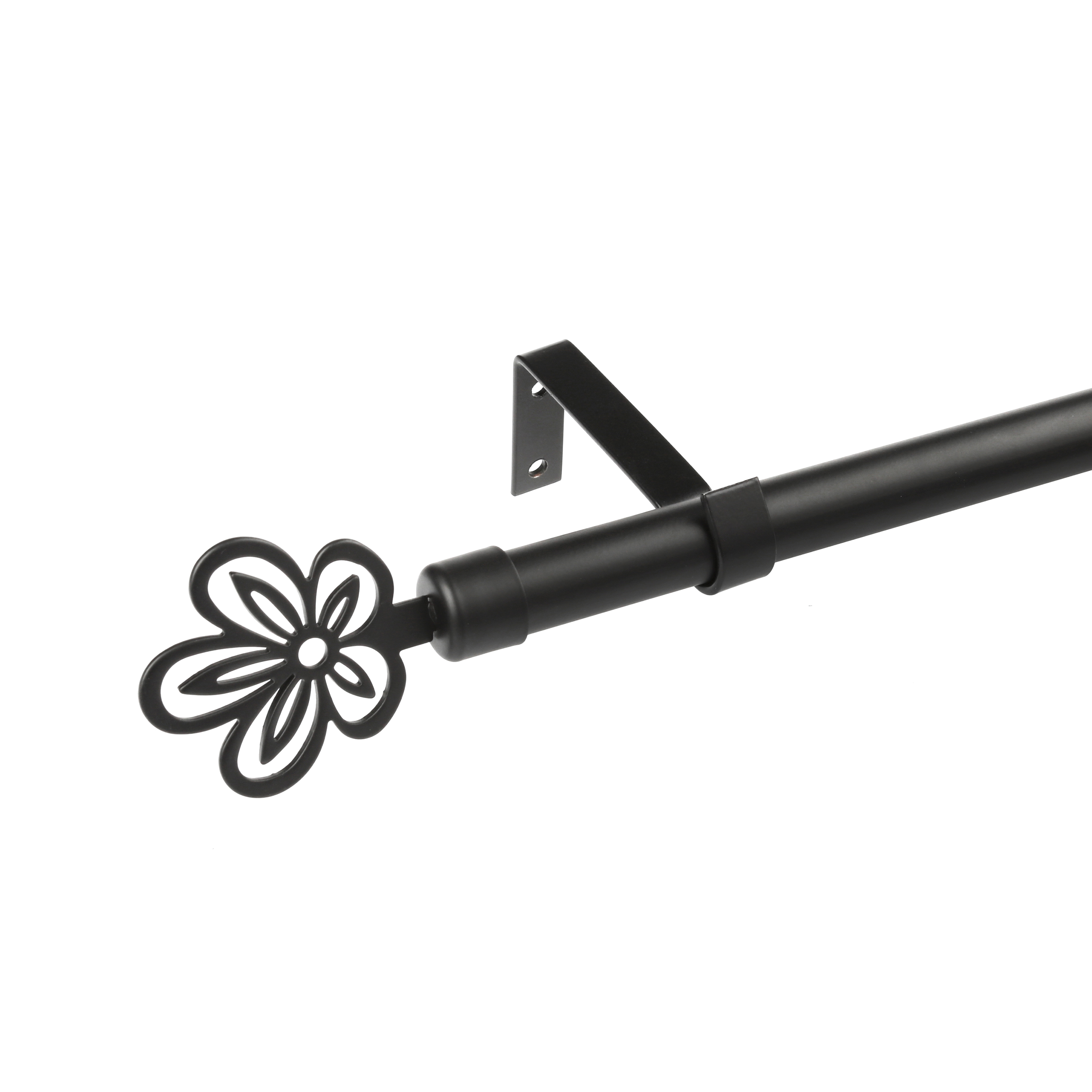 BARRA EXTENSIBLE 122-211CM METAL NEGRO