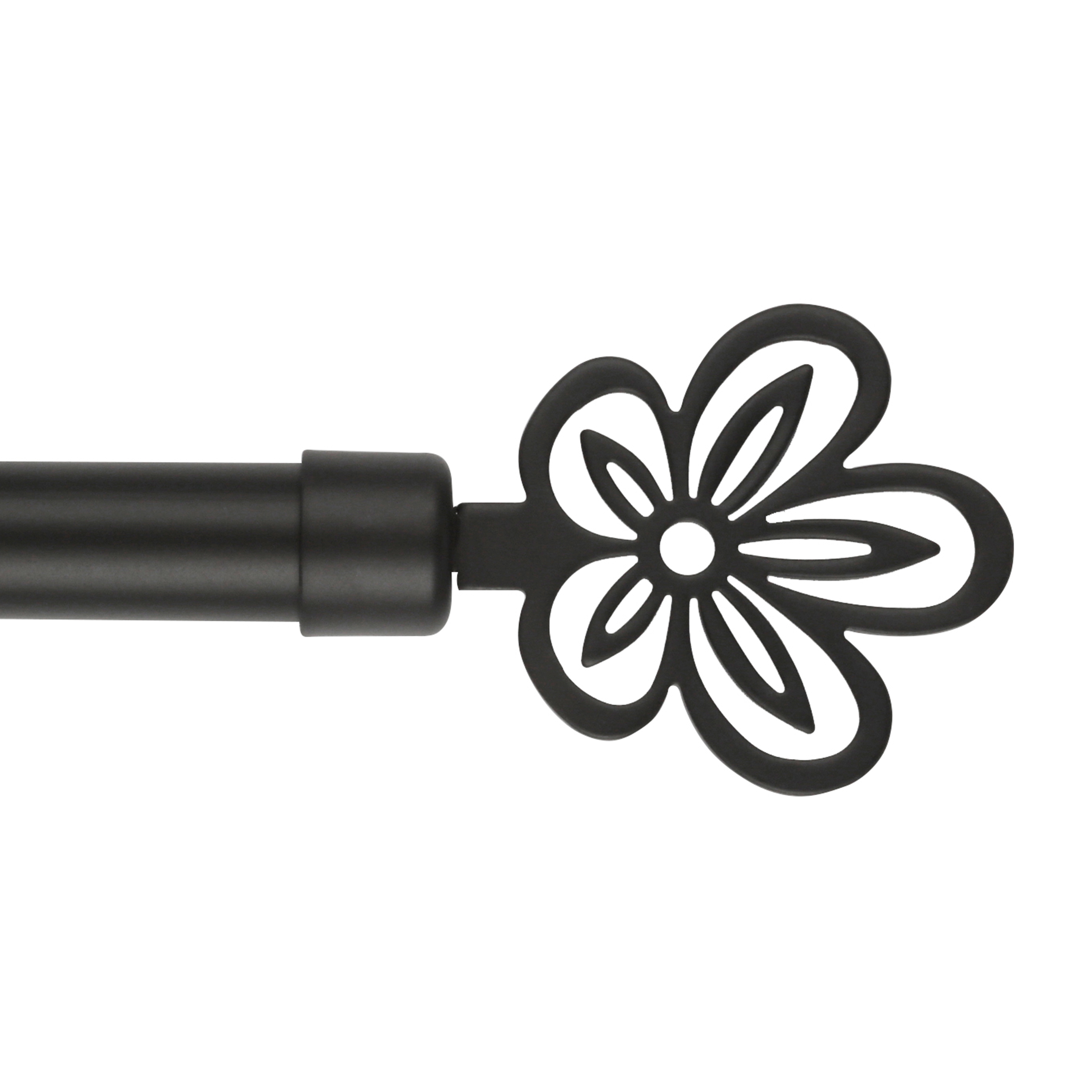 BARRA EXTENSIBLE 160-300CM METAL NEGRO 2