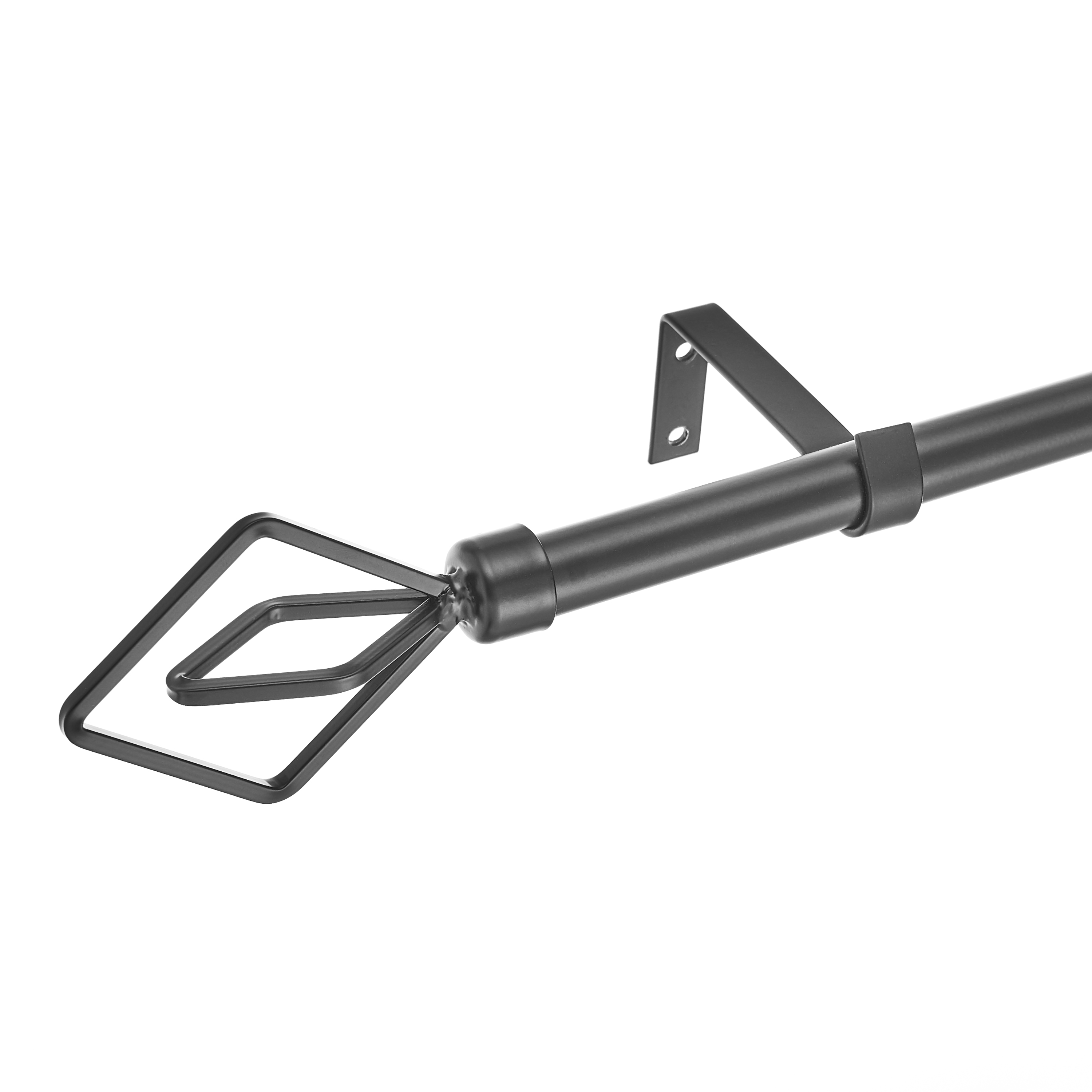 BARRA EXTENSIBLE 122-211CM METAL NEGRO