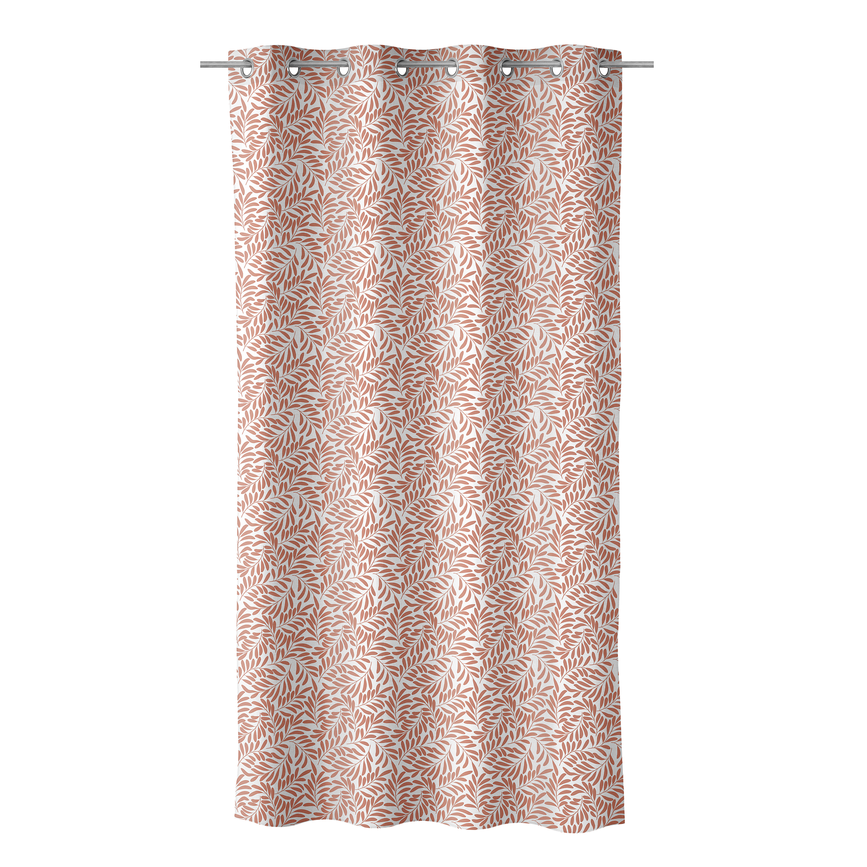 CORTINA LONETA IMPRESO SERBAL III TEJA 140 X 260 C