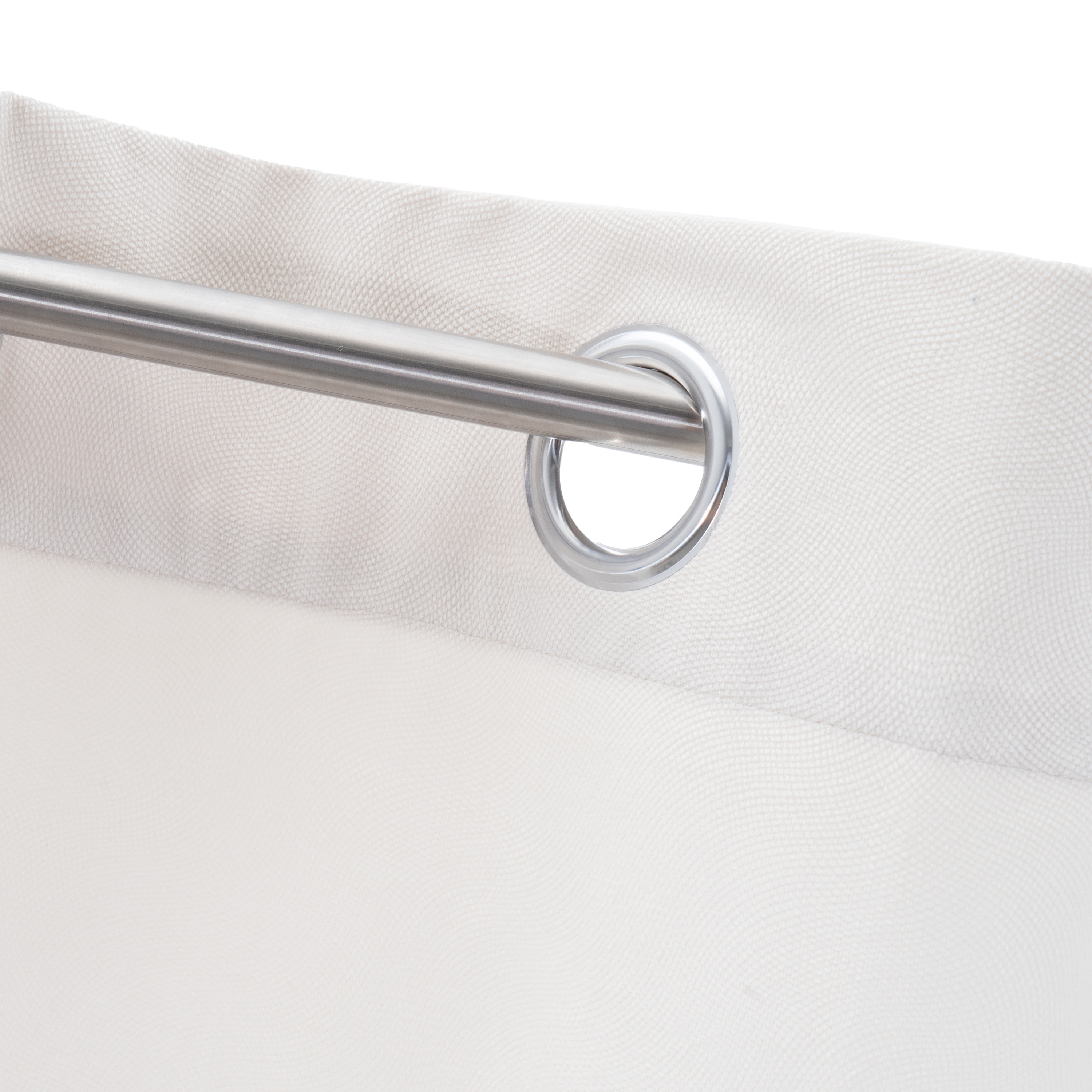 CORTINA BURN OUT VELVET ESTELA NATURAL 140X260CM 2