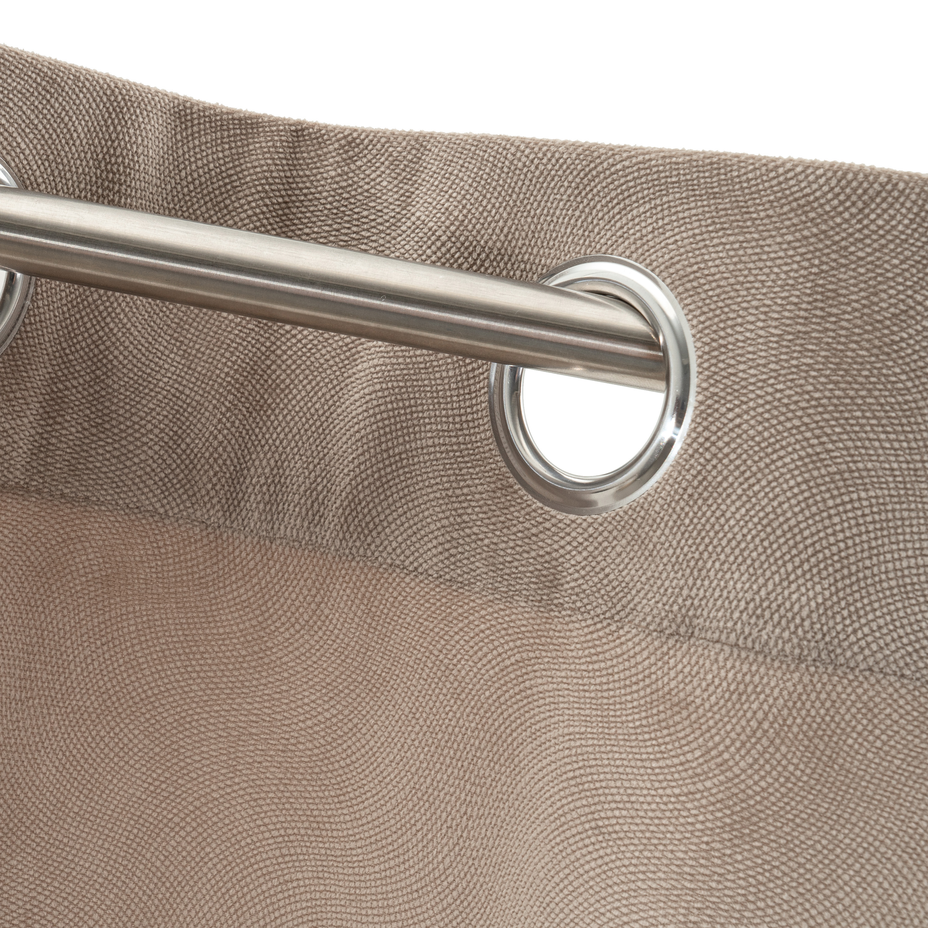 CORTINA BURN OUT VELVET ESTELA TAUPE 140 X 260 CM 3