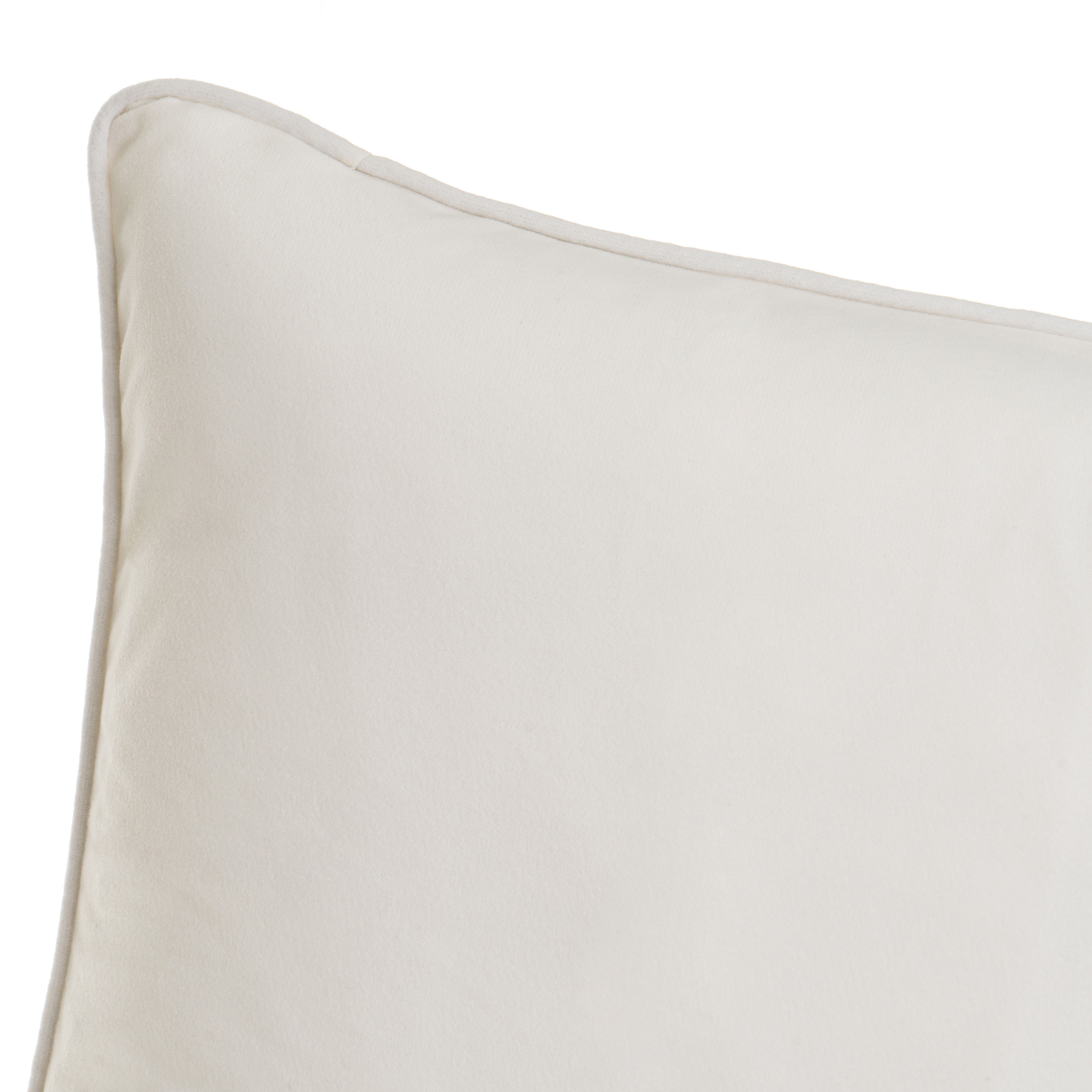 COJÃ Â N FAUX COTTON VELVET UP&DOWN NATURAL 45 X 45 2