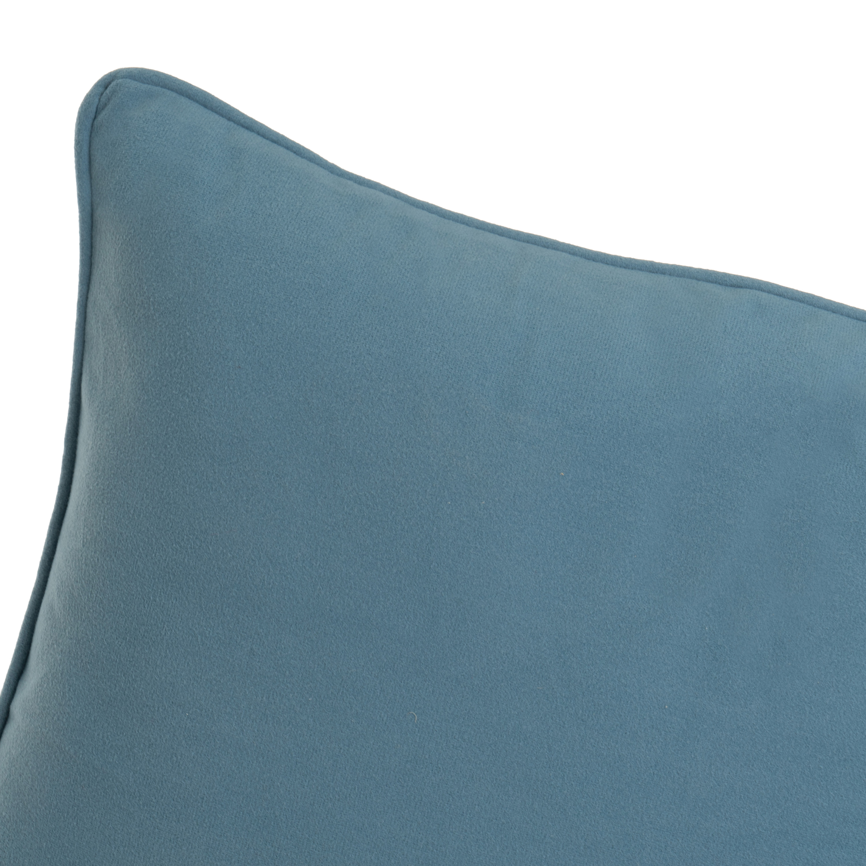 COJÍN FAUX COTTON VELVET UP&DOWN AZUL 50 X 30 CM 2