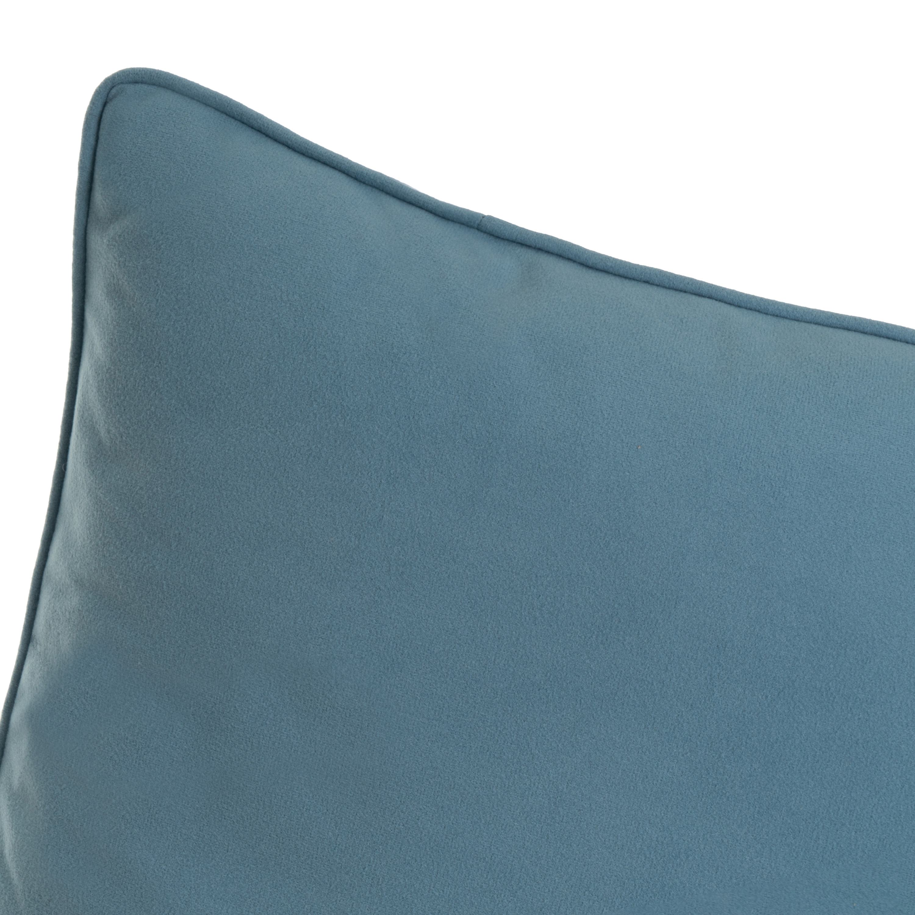 COJÃ Â N FAUX COTTON VELVET UP&DOWN AZUL 45 X 45  2