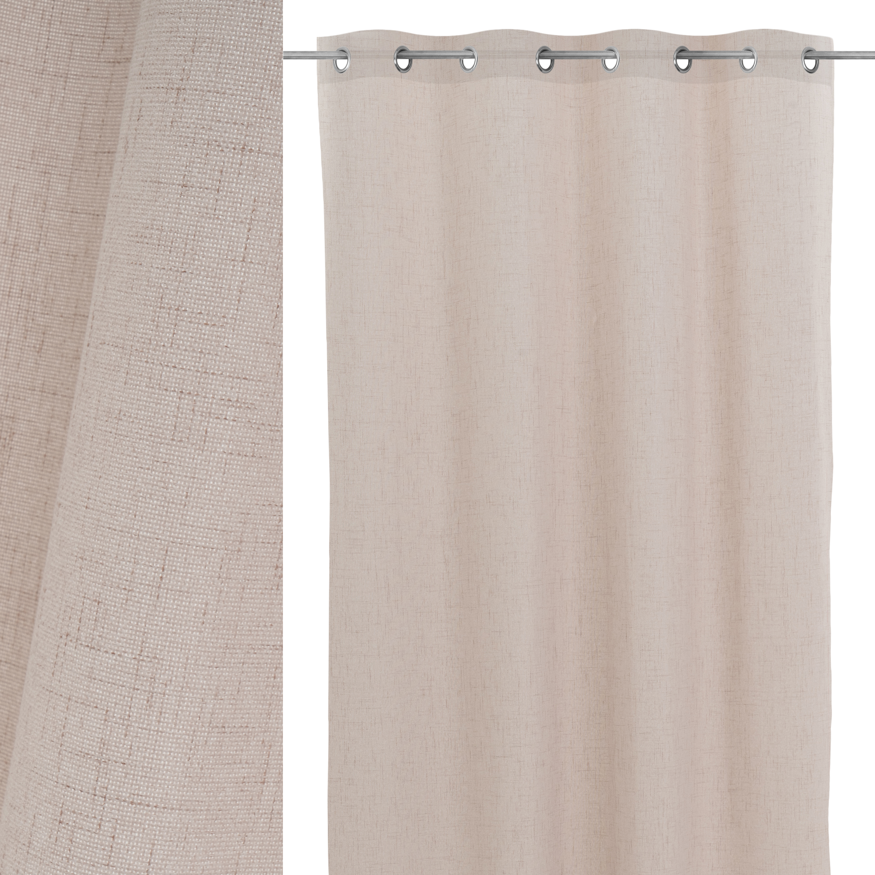 CORTINA FAUX COTTON NATUR BEIGE 140X260CM