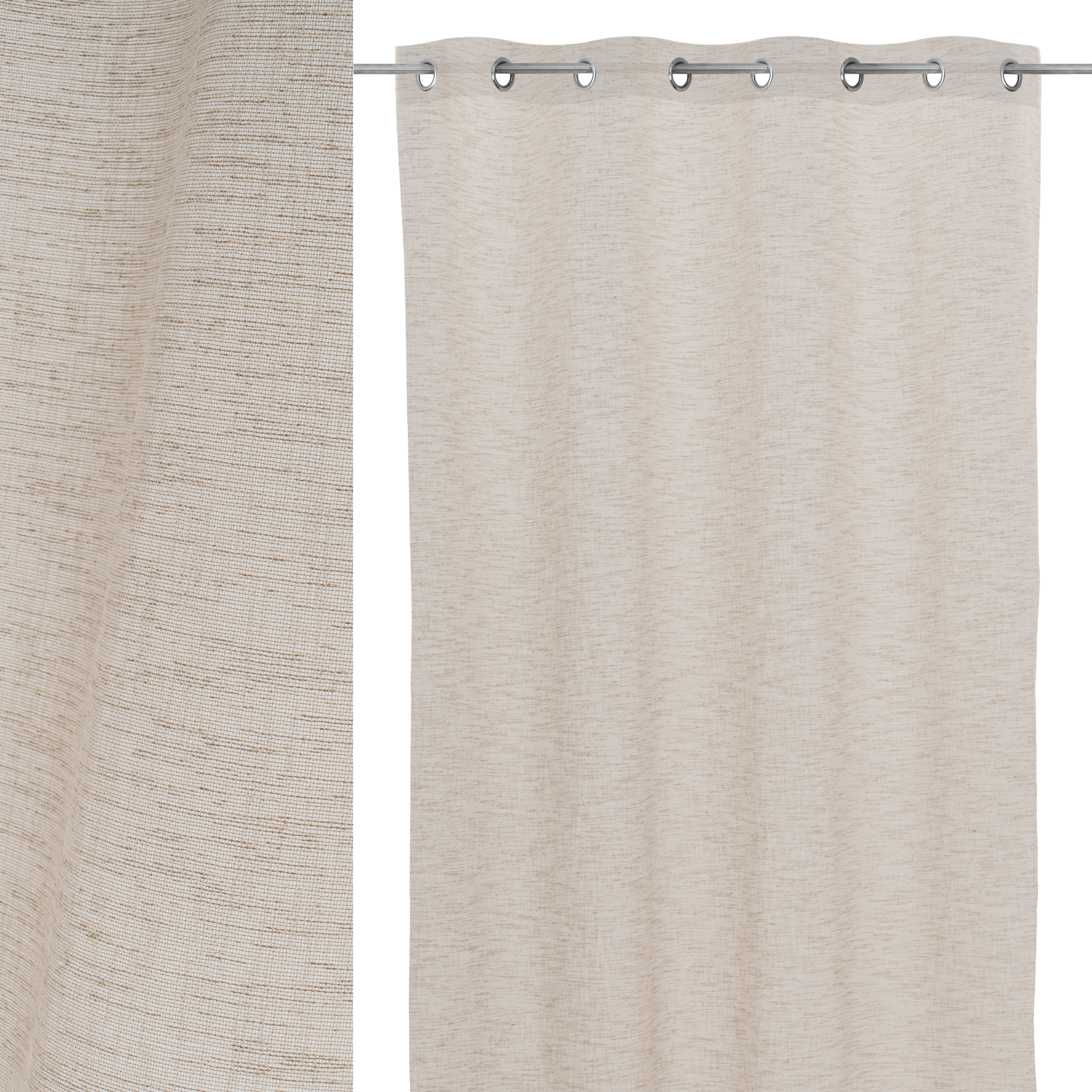 CORTINA FAUX LINEN TEÃ Â IDO DOLCI 140 X 260 