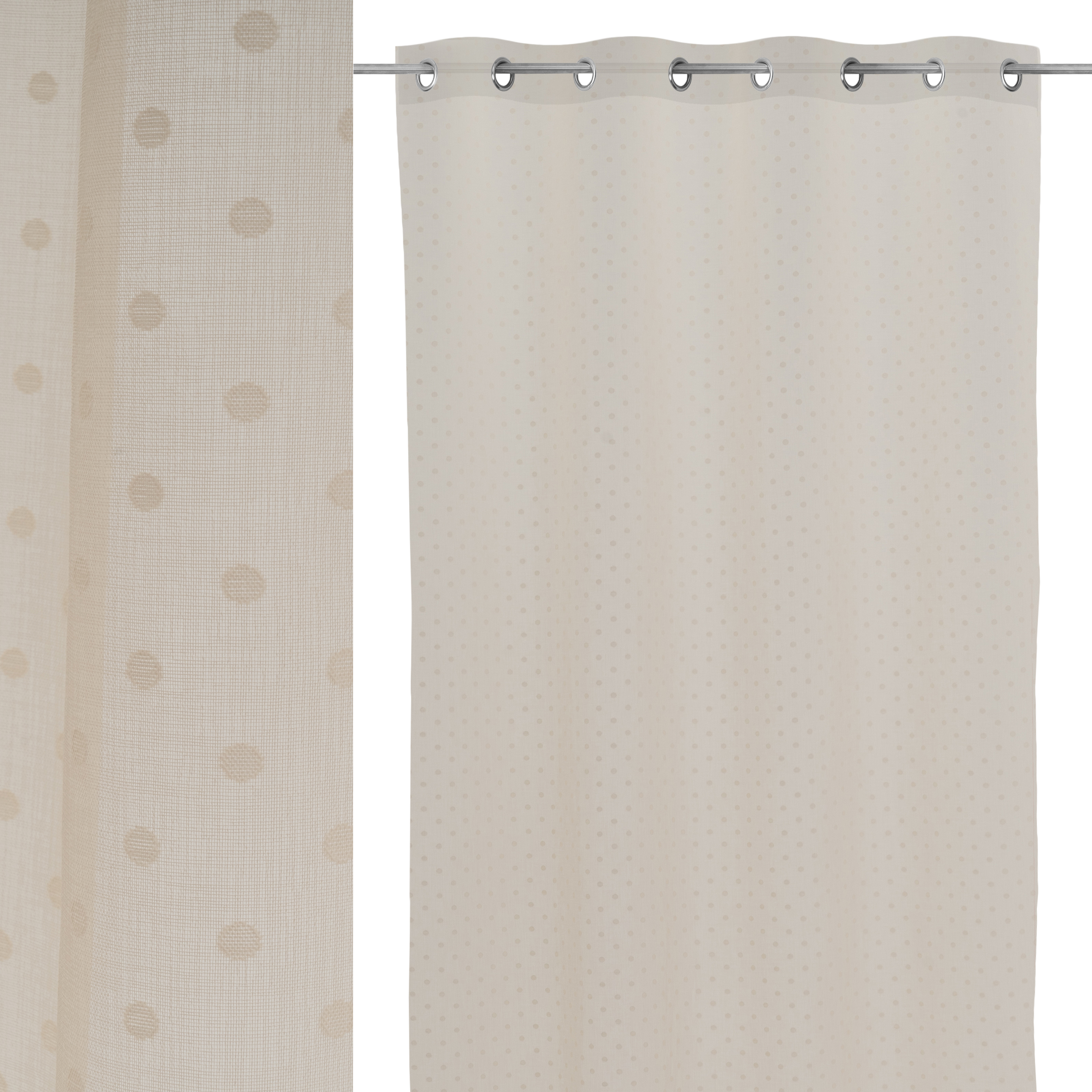 VISILLO DOLLY-JACQUARD TEÃ Â IDO LUNI BEIGE 140 X 2