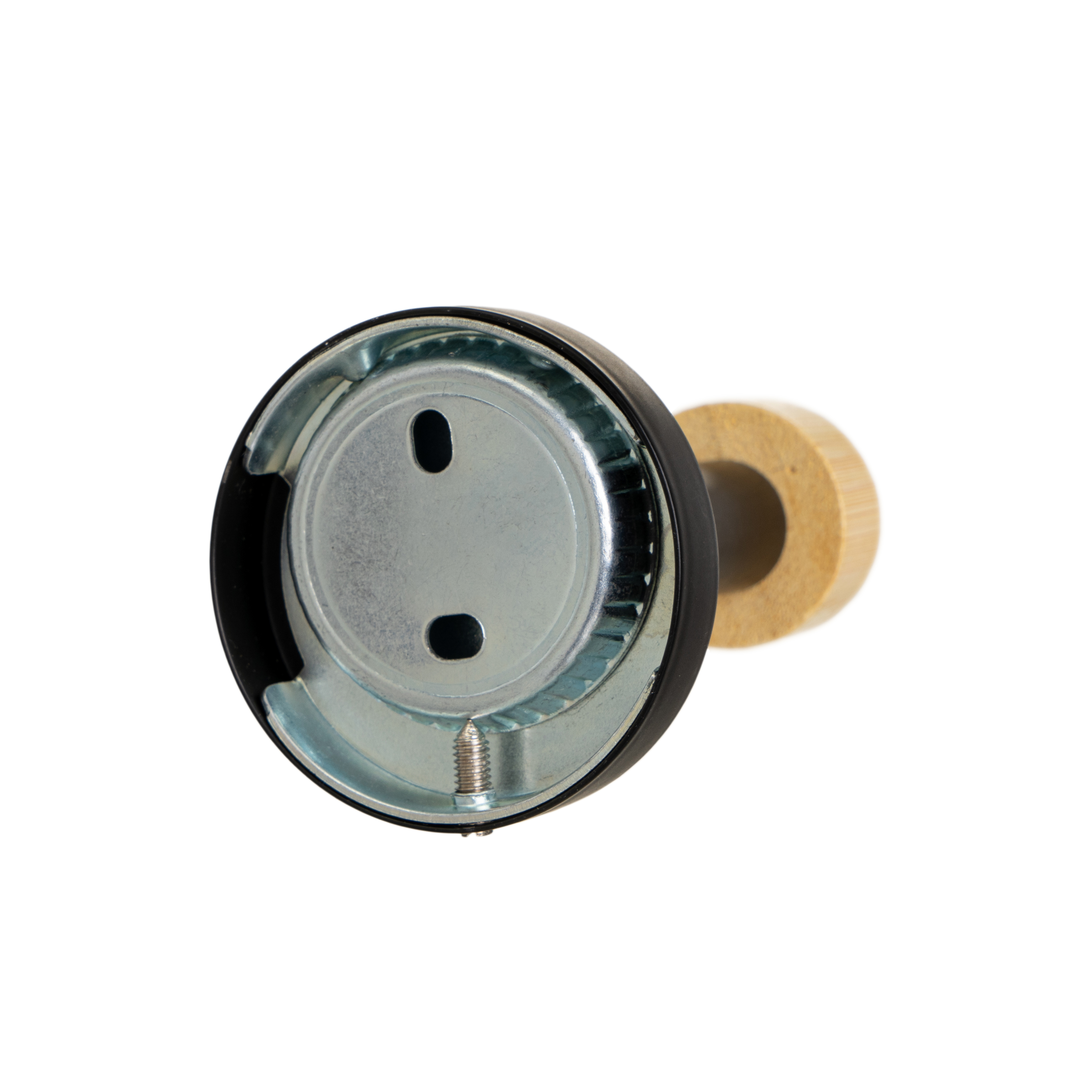 TOALLERO METAL-BAMBÚ NEGRO 65 X 10 X 5 CM 2