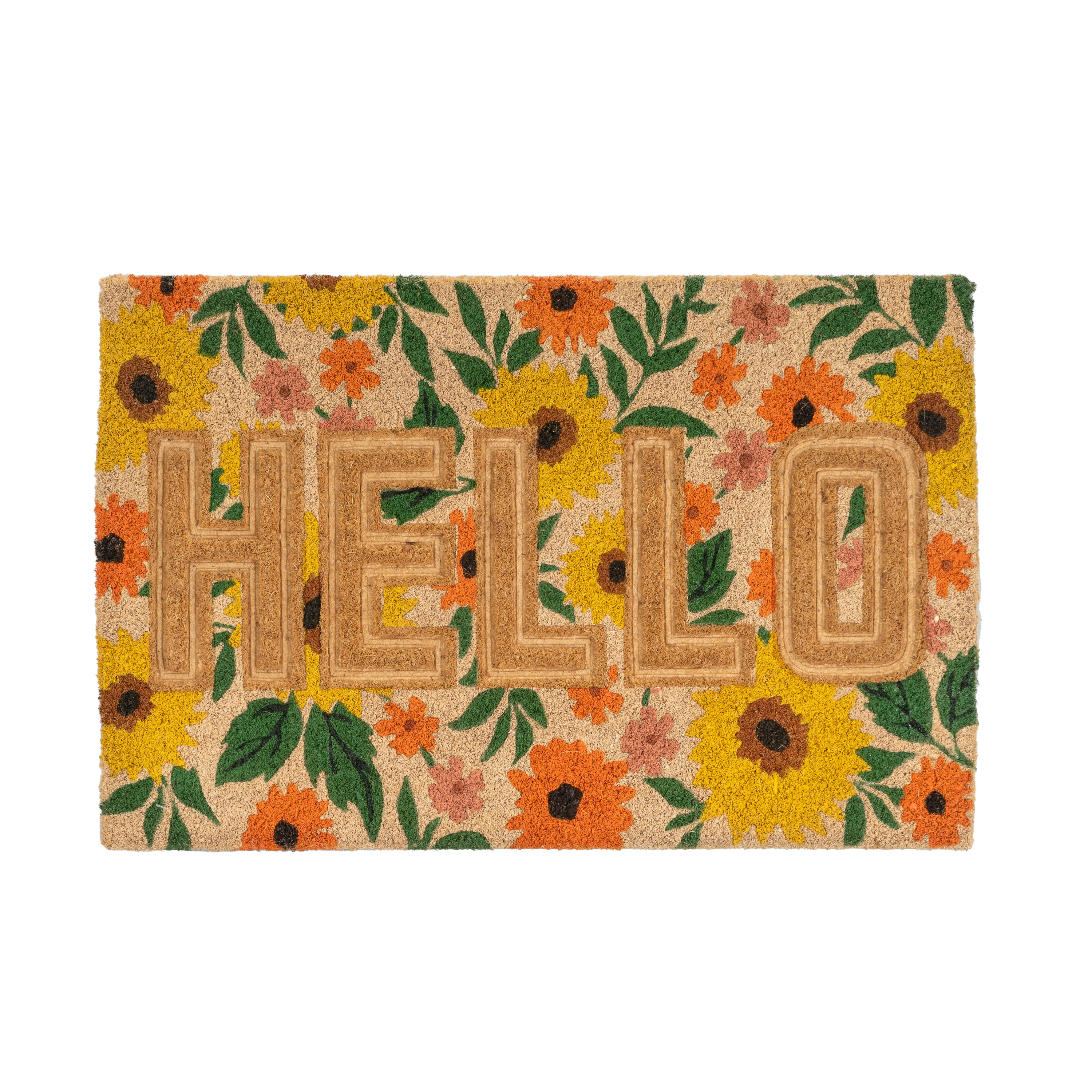 FELPUDO SUNFLOWER FIBRA DE COCO 60 X 40 X 1,50 CM