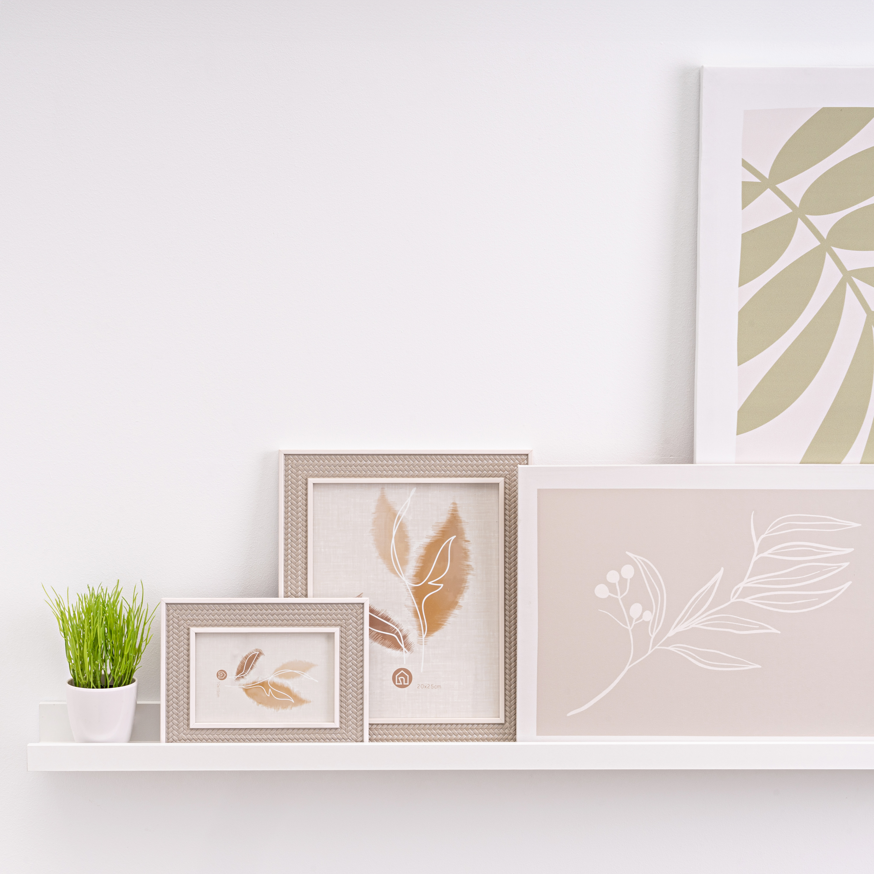 ESTANTE MDF BLANCO 60 X 9,50 X 5 CM 4
