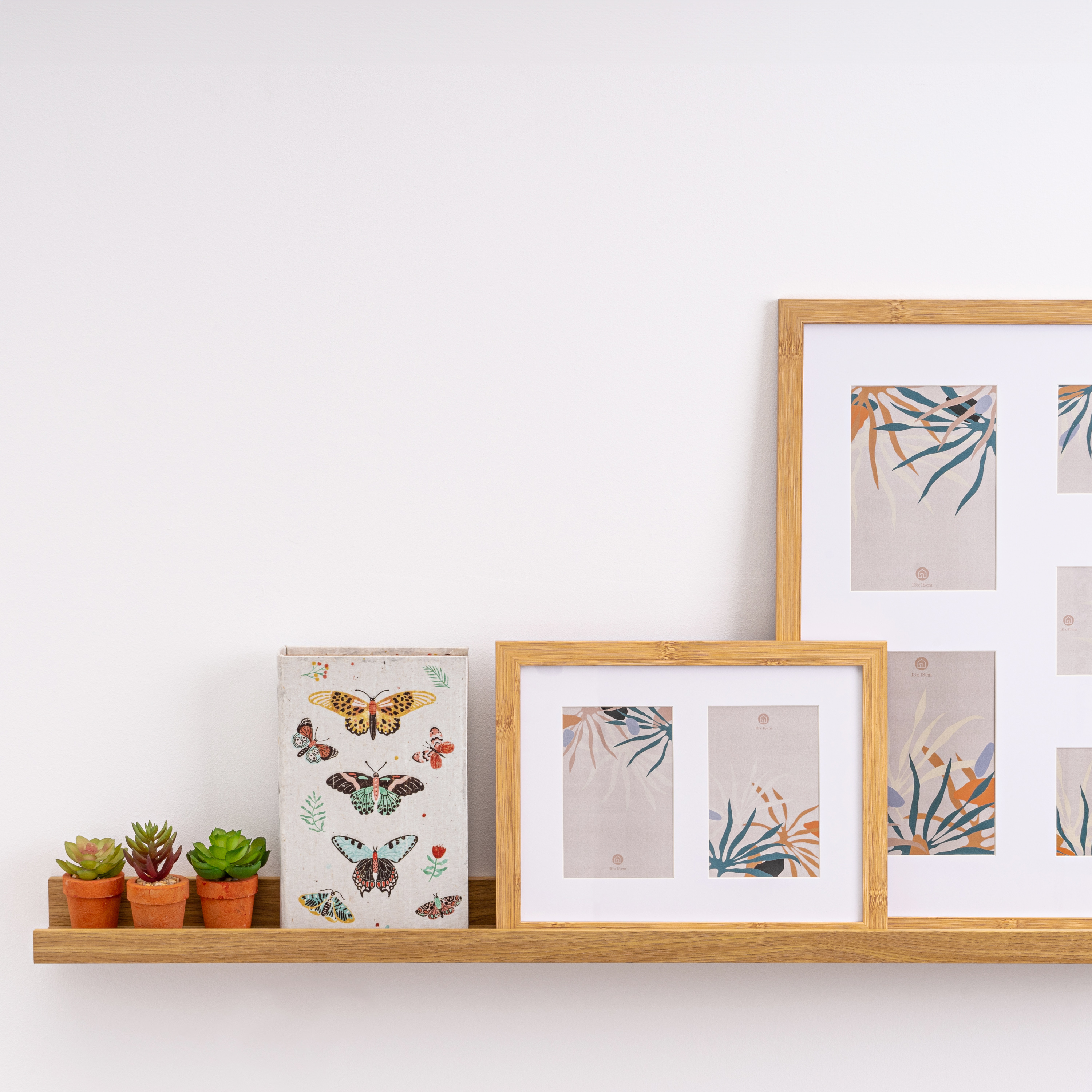 ESTANTE MDF NATURAL 60 X 9,50 X 5 CM 4