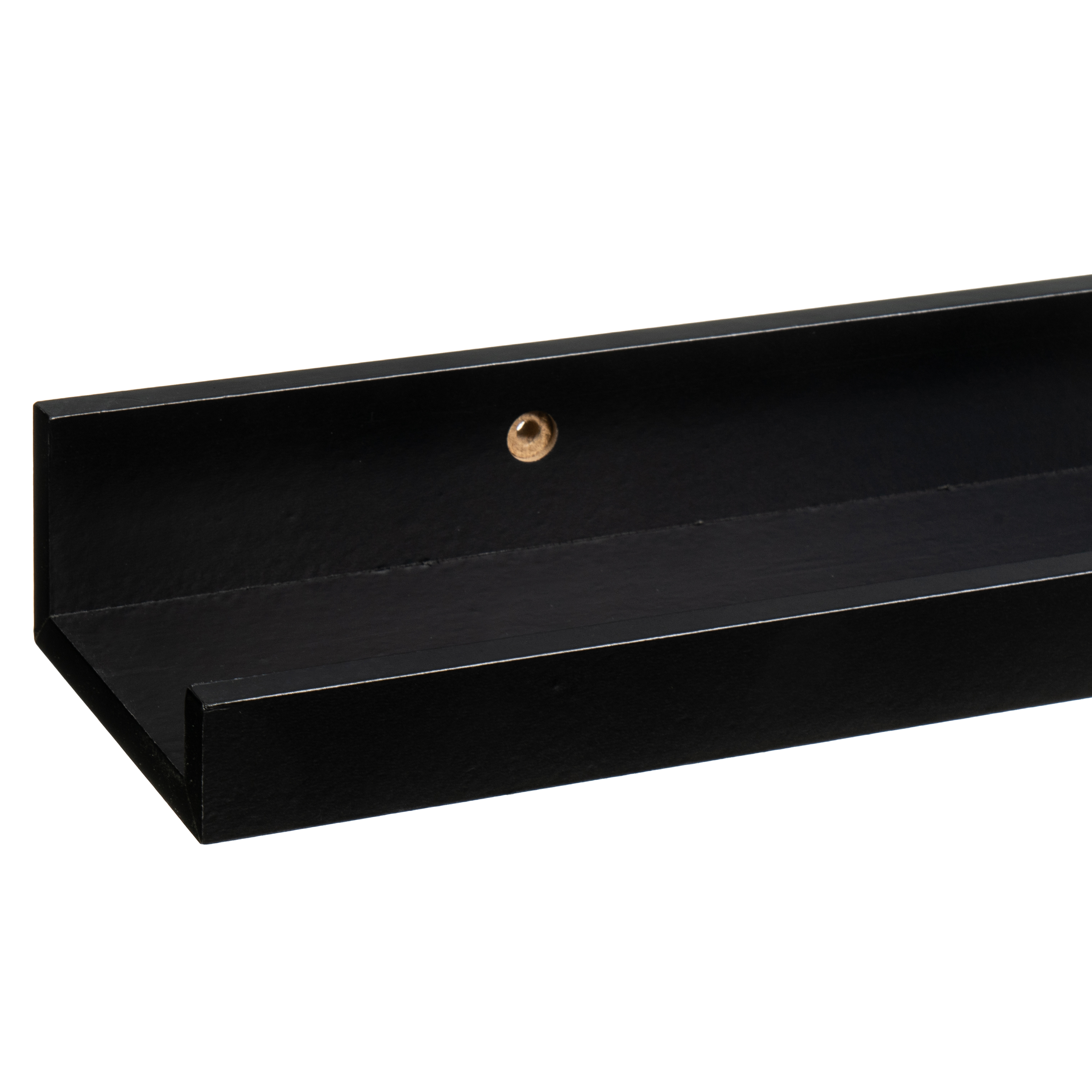 ESTANTE MDF NEGRO 60 X 9,50 X 5 CM 2