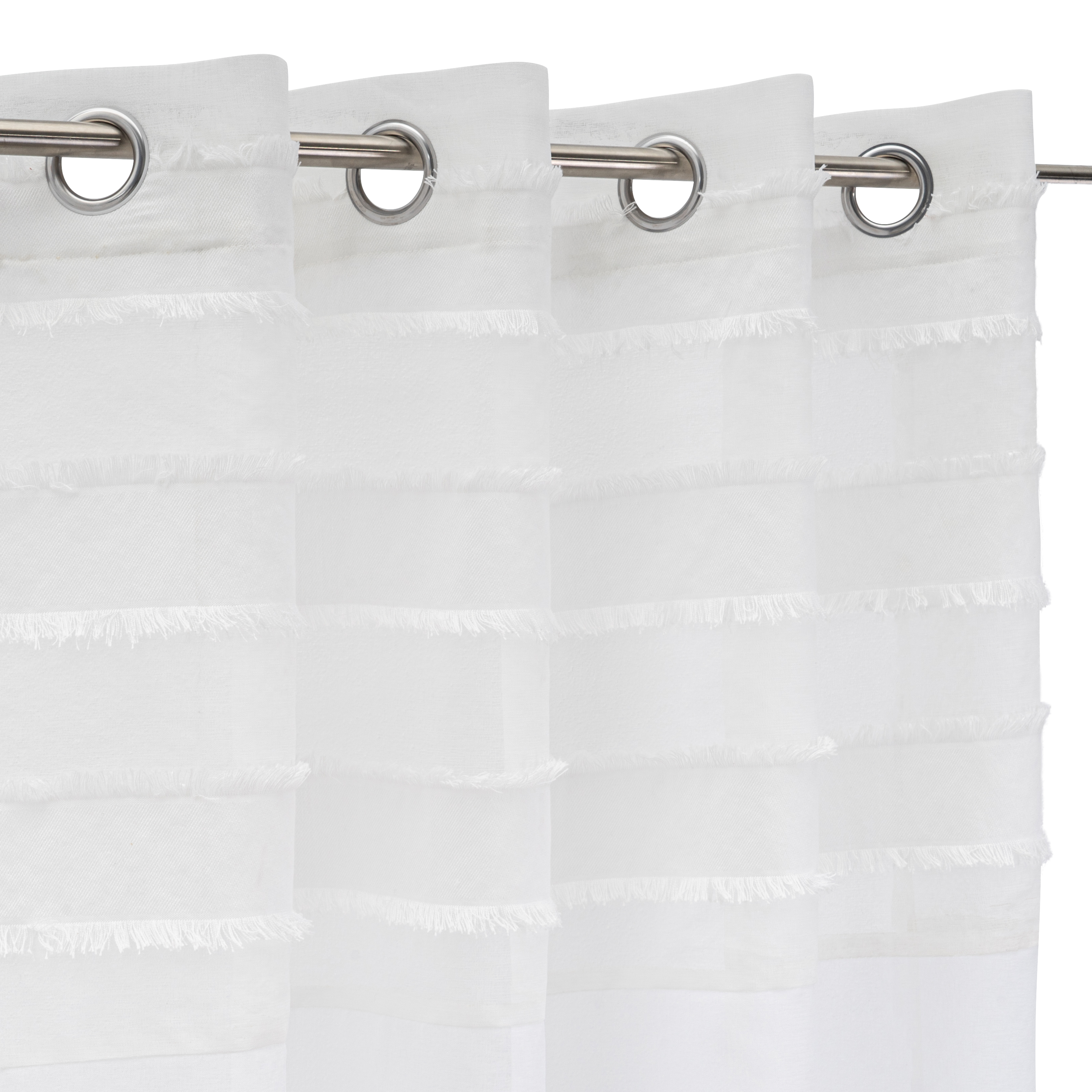 VISILLO DOLLY FLEKY POLIESTER BLANCO 140 X 260 CM