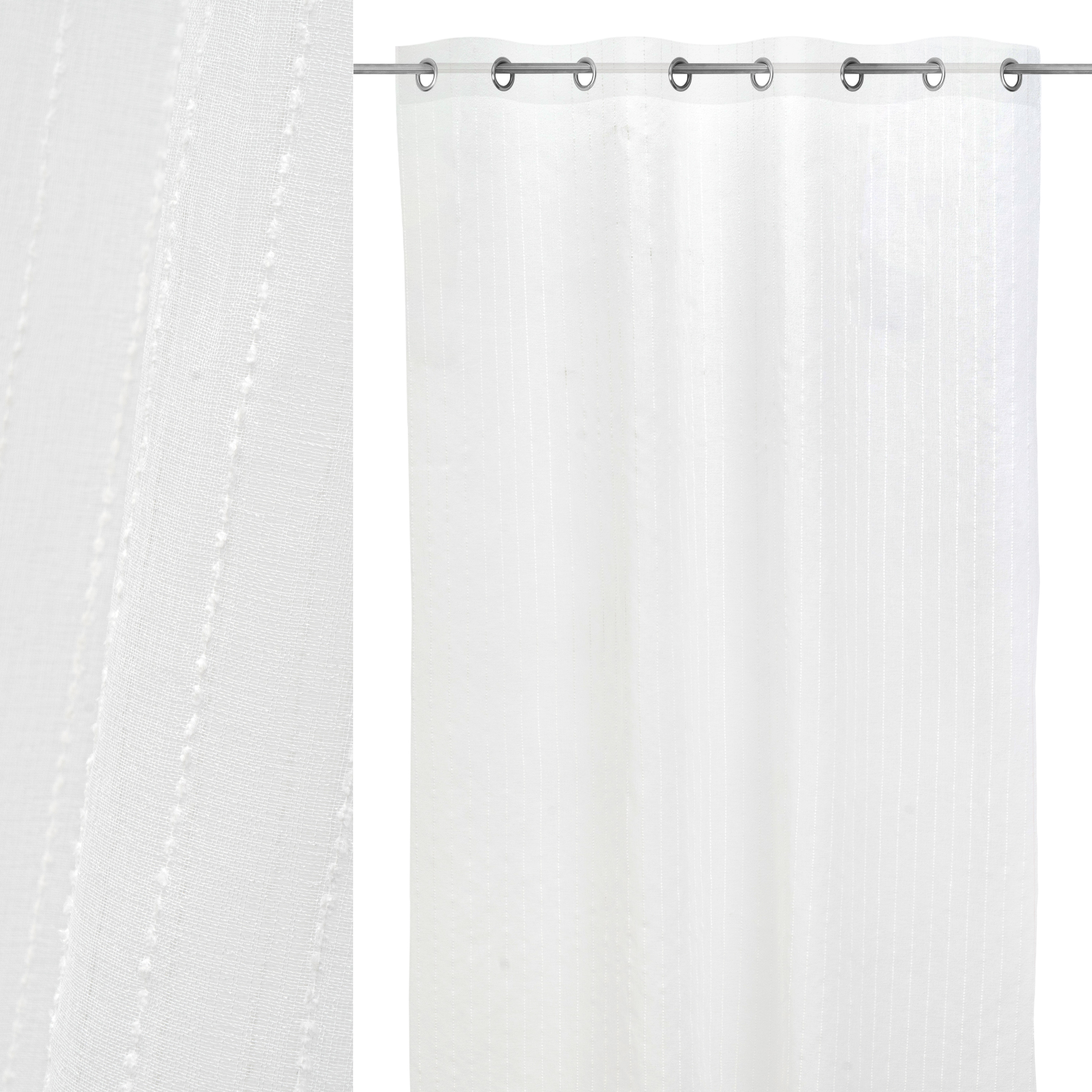 VISILLO DOLLY HILO VERTICAL RUTS BLANCO 140X260CM