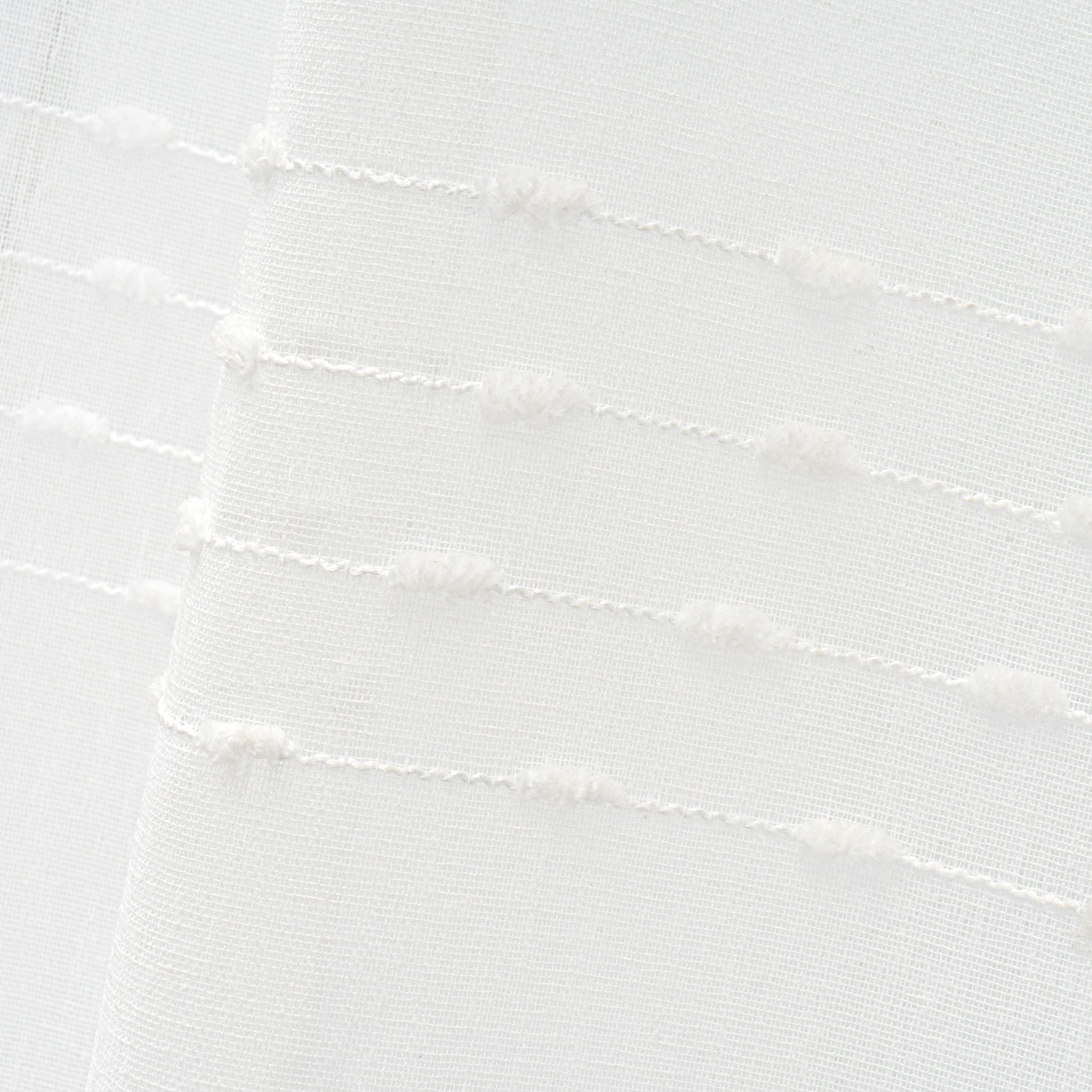 CORTINA FAUX LINEN RAYADO NEST BLANCO 140X260CM 2