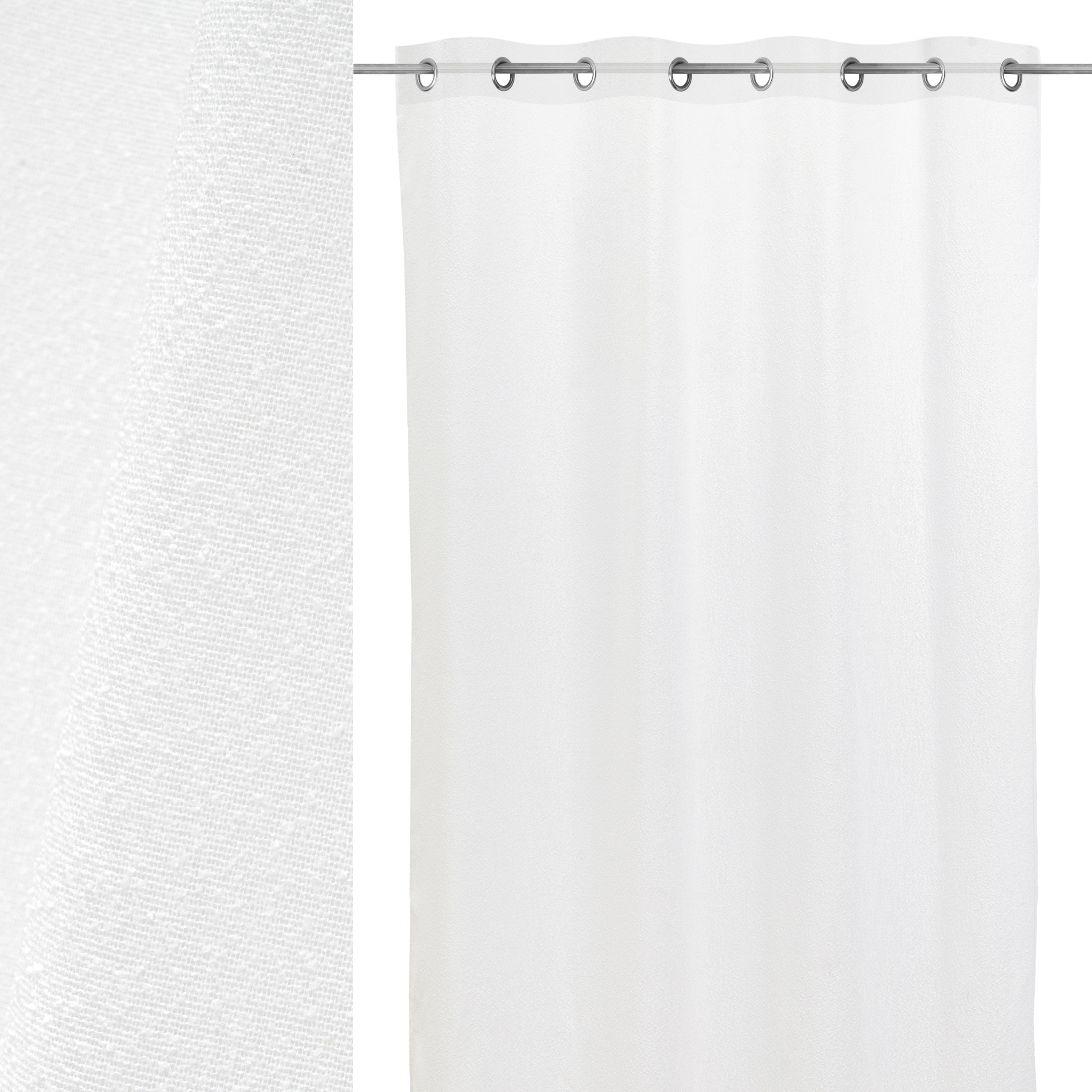 CORTINA FAUX LINEN TEXTURIZADO 140X260CM