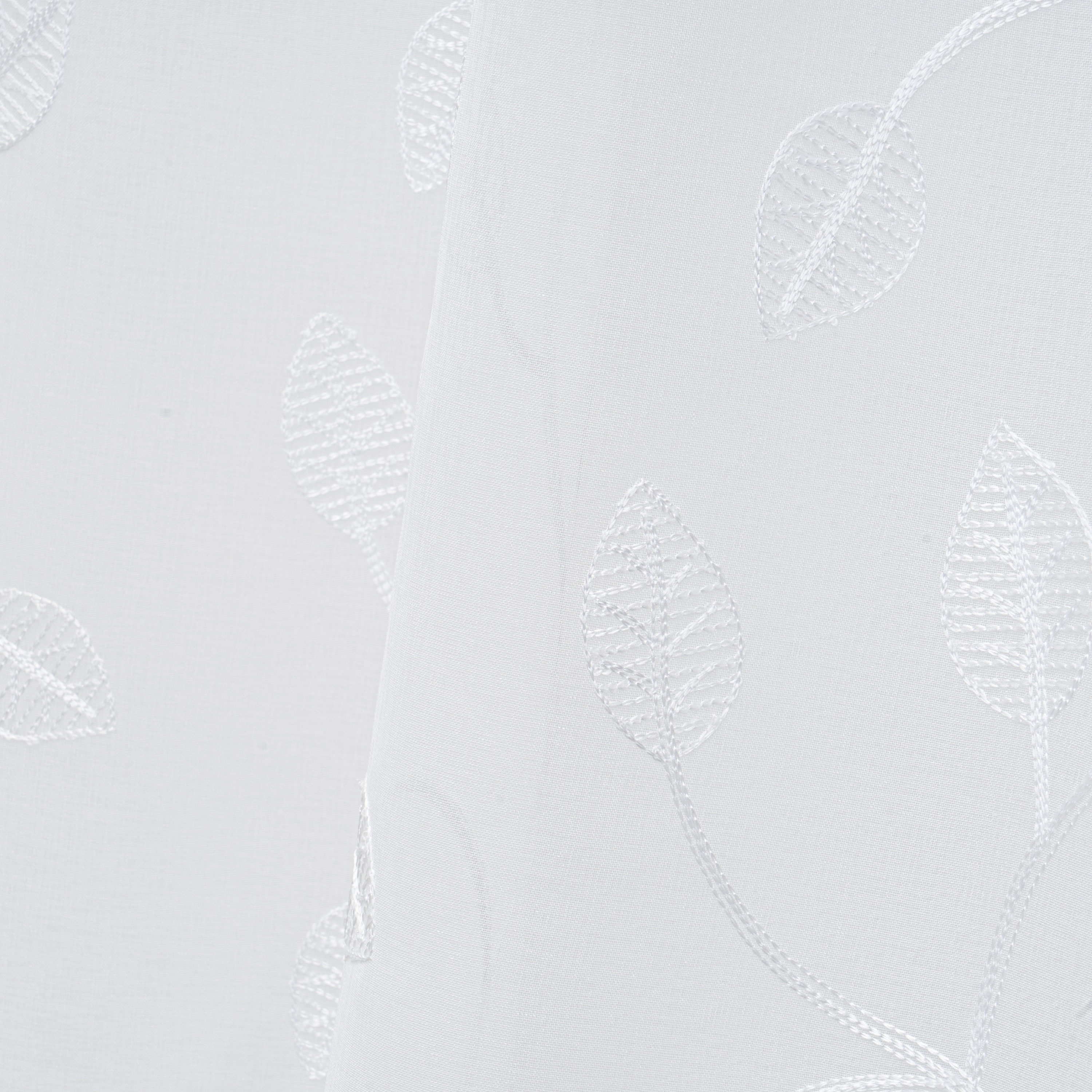 VISILLO DOLLY BORDADO RIB BLANCO 140 X 260 CM