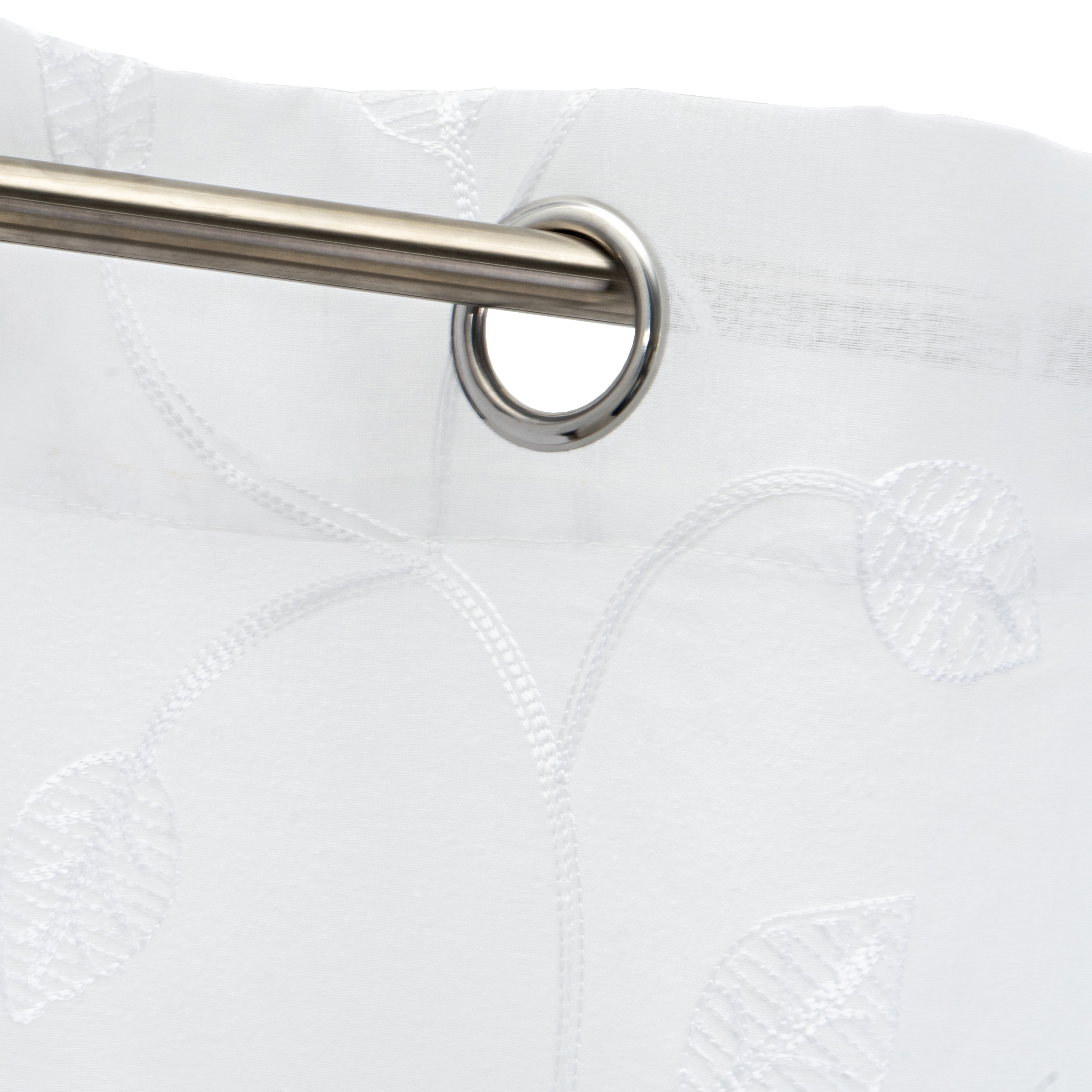 VISILLO DOLLY BORDADO RIB BLANCO 140 X 260 CM 2
