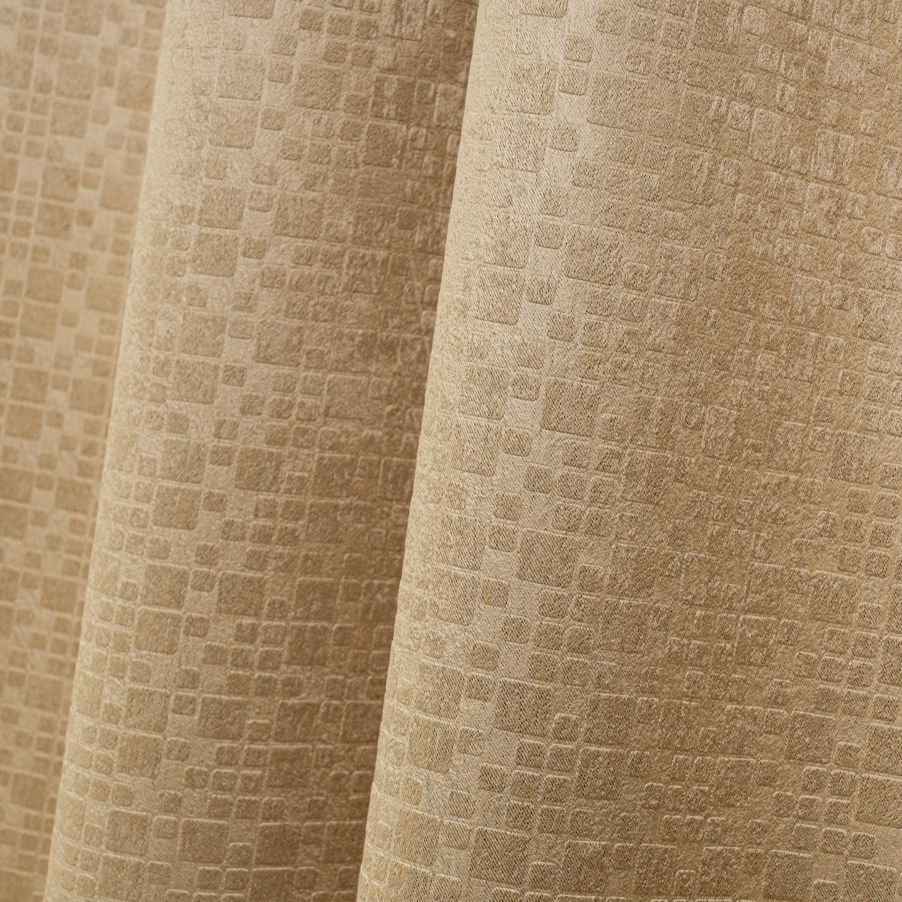 CORTINA ANTELINA OPACA MALLA ORO-BEIGE 140 X 260 C 2