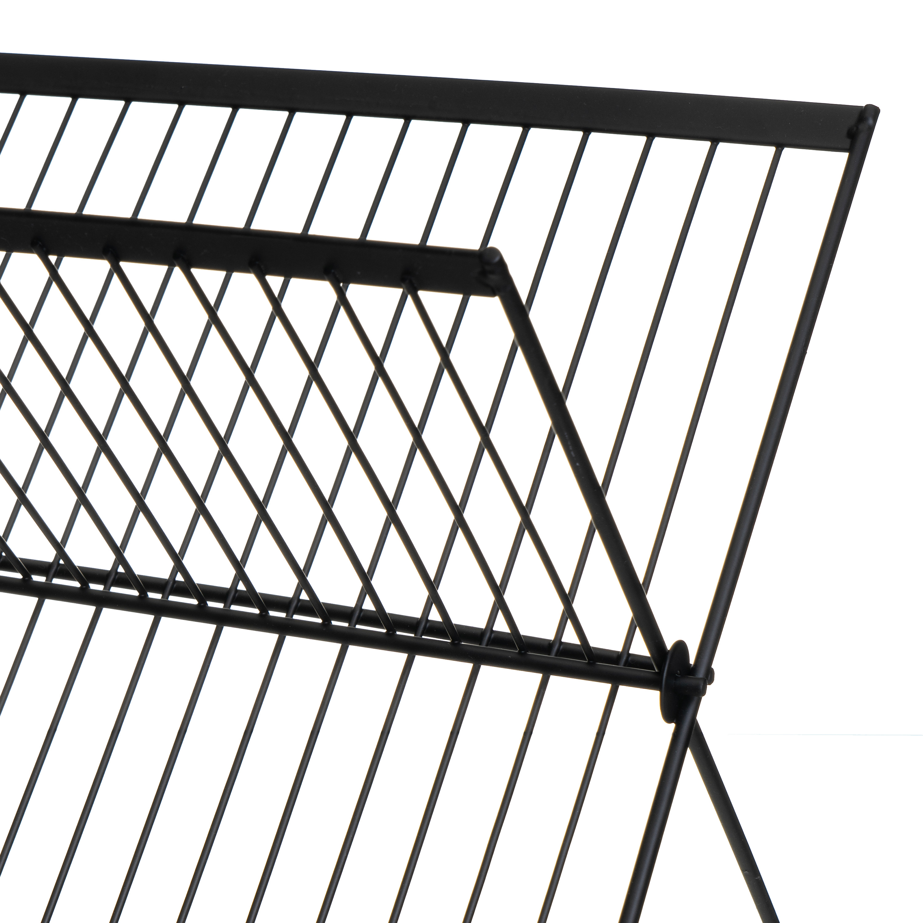 ESCURREPLATOS 2 ALTURAS METAL NEGRO 45 X 30 X 27 C 2