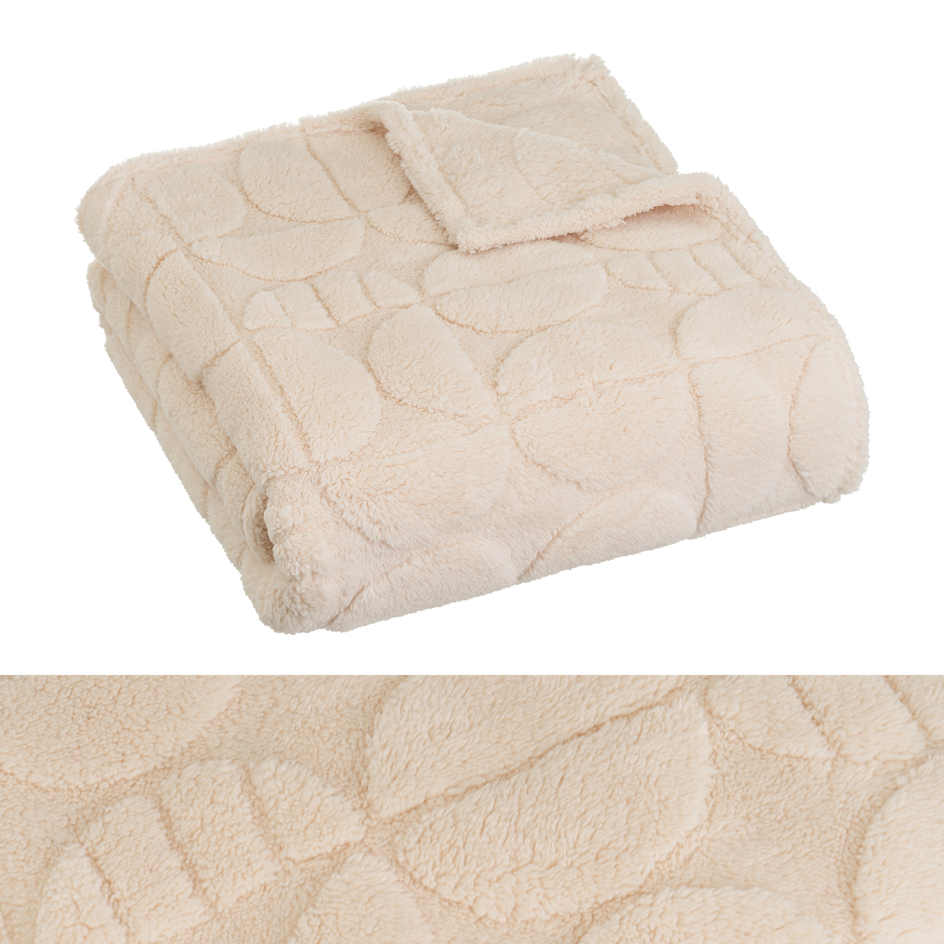 MANTA JACQUARD SHERPA MID CENTURY 130 X 160 CM