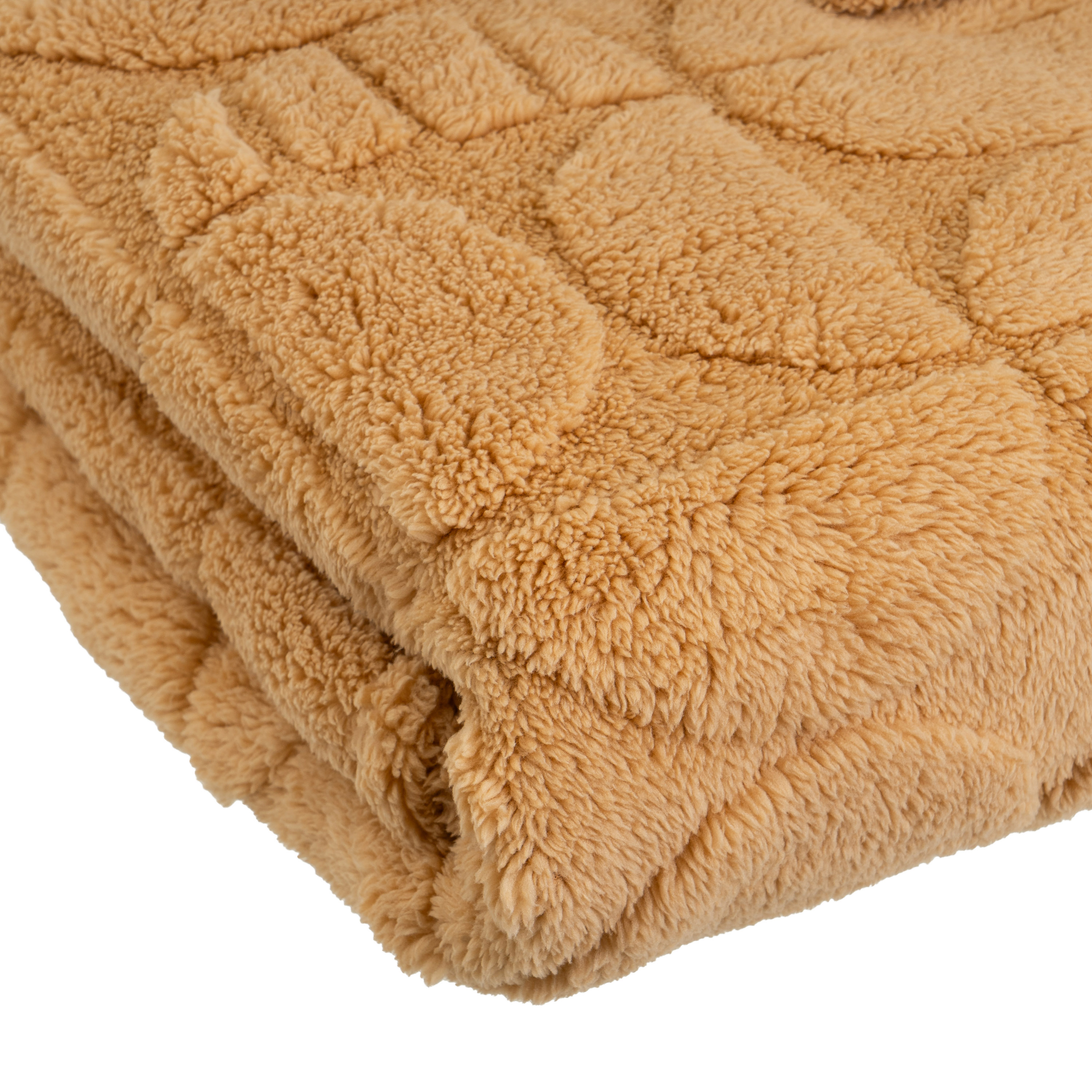 MANTA JACQUARD SHERPA MID CENTURY BEIGE 130 X 160 3