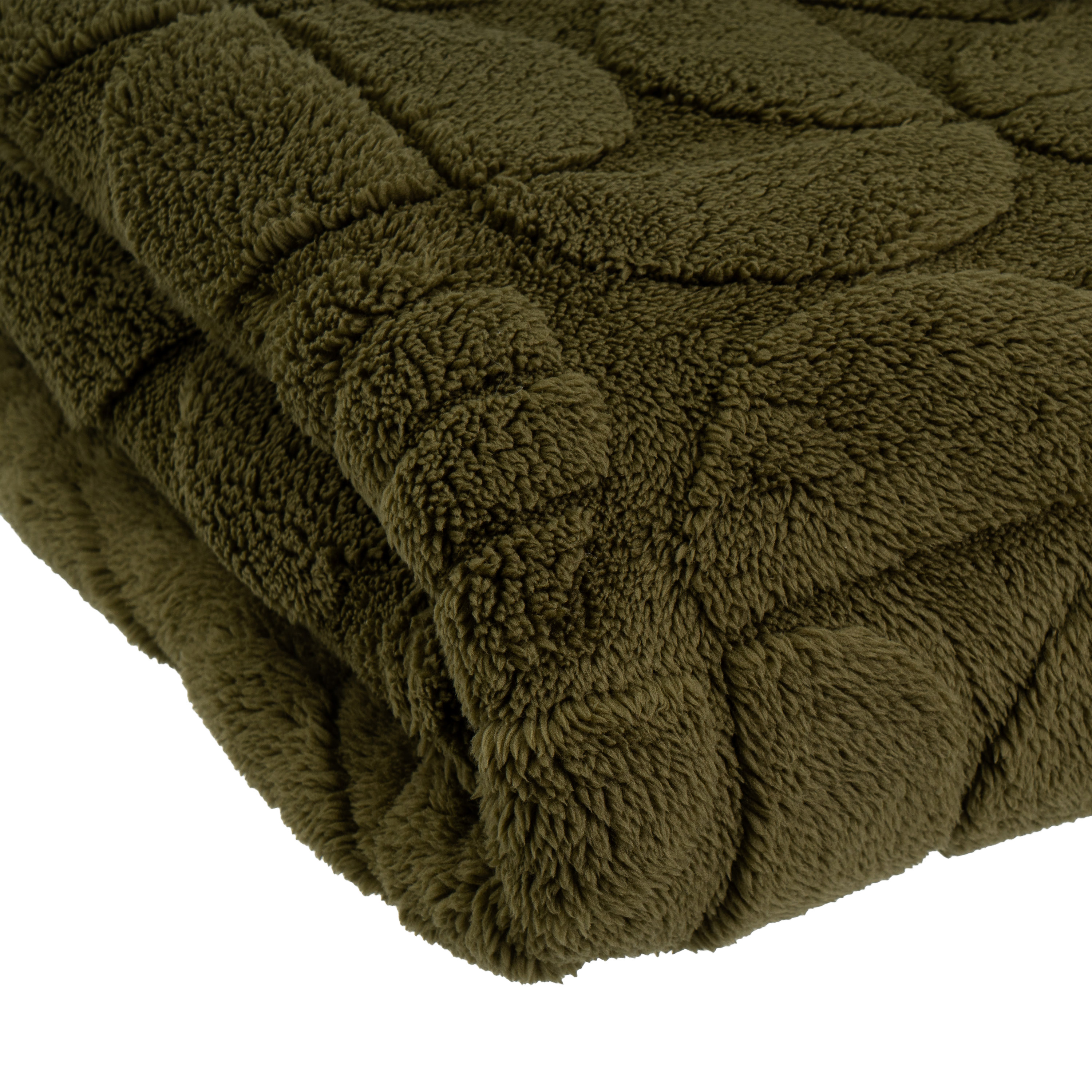 MANTA JACQUARD SHERPA MID CENTURY VERDE 130 X 160 3
