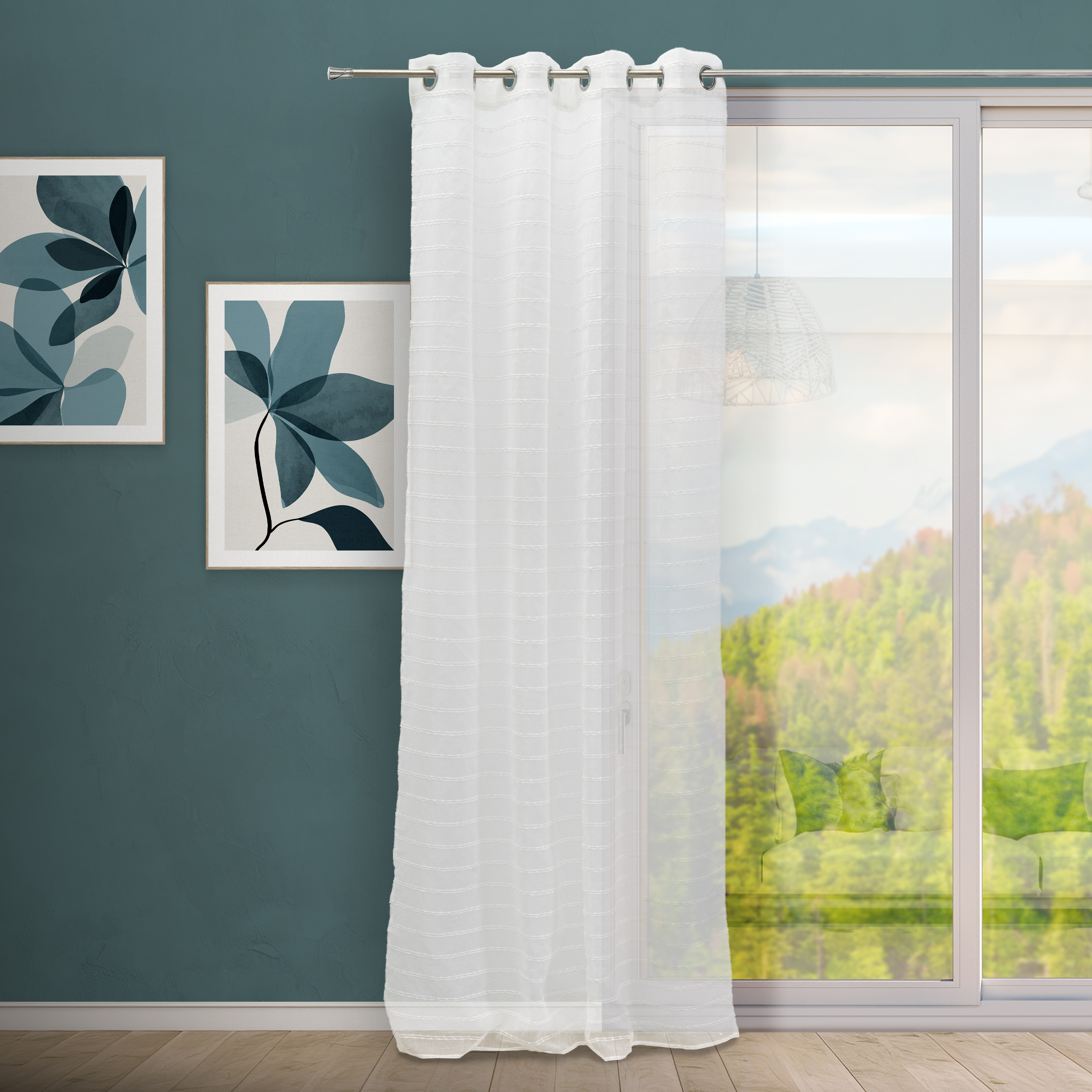VISILLO DOLLY RAYA CALADA PATH BLANCO 140 X 260 CM 3