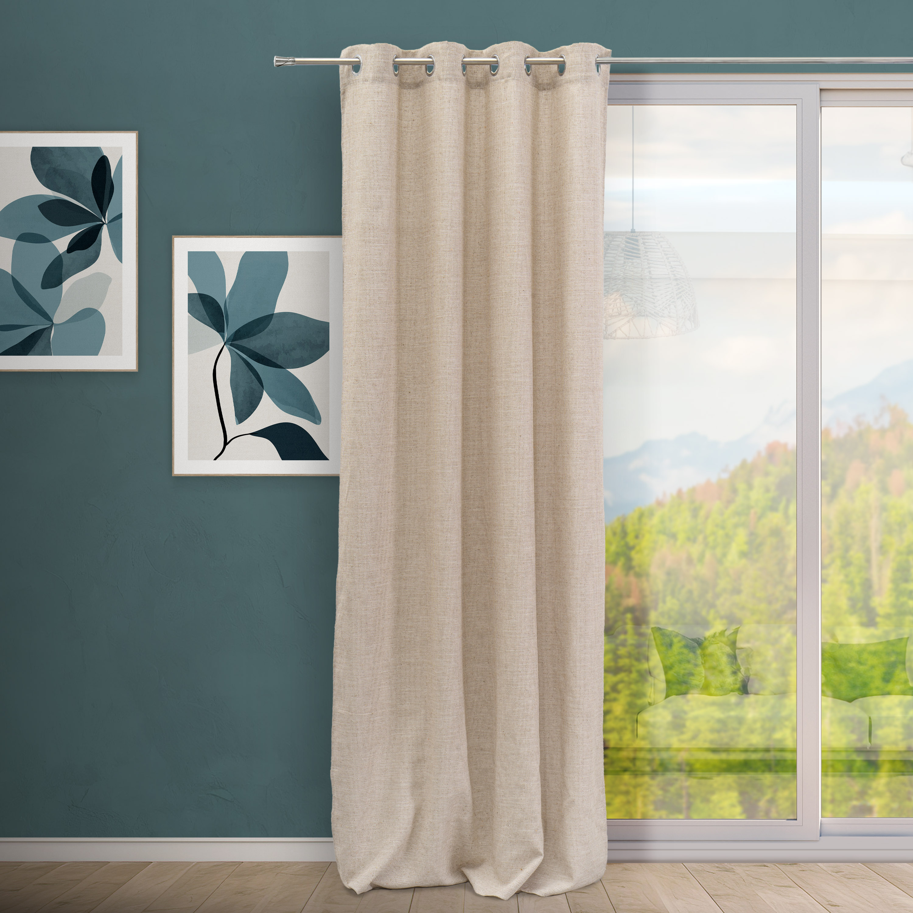 COJÃ Â N FAUX COTTON TEÃ Â IDO CUADRILLE 50 X 3 2