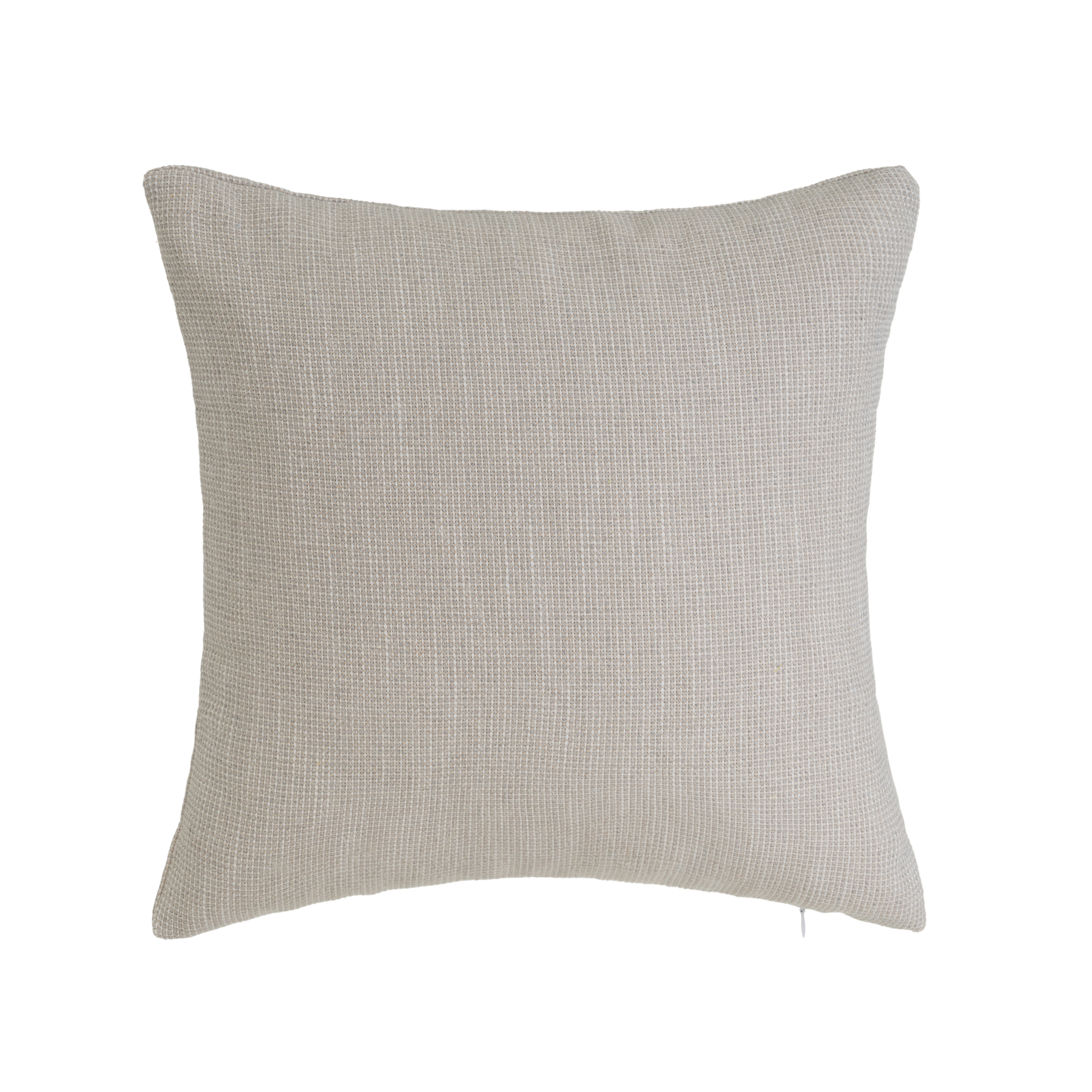 COJÃ Â N FAUX COTTON TEÃ Â IDO CUADRILLE GRIS 45 X 4