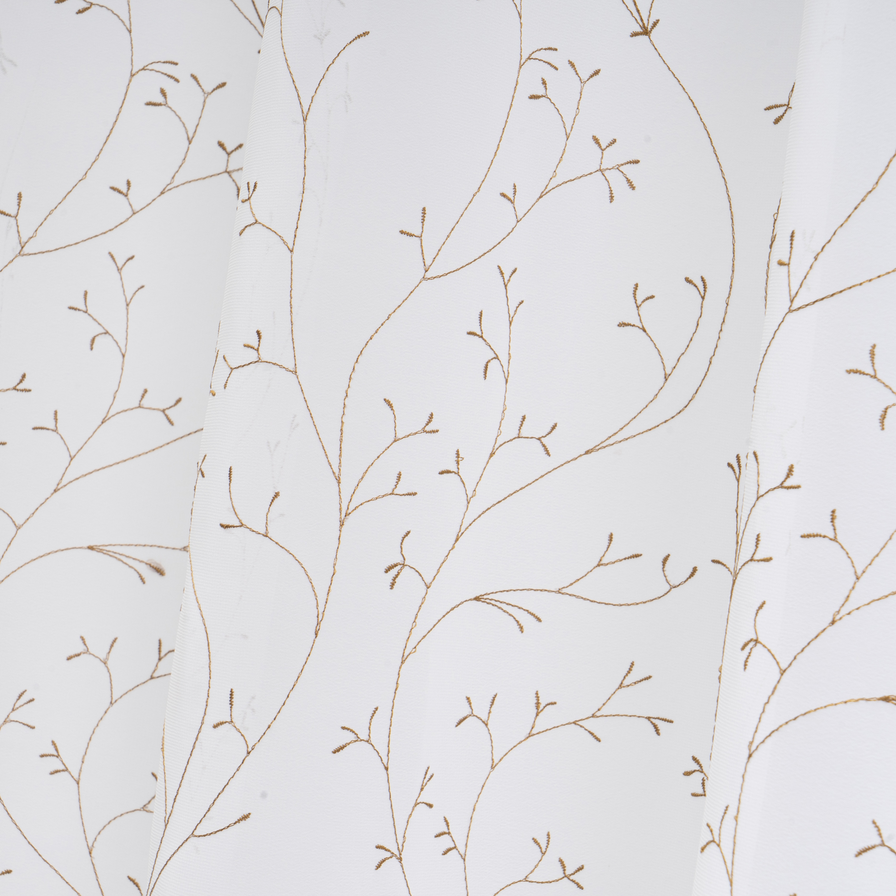 VISILLO FAUX SILK BORDADO GROW TAUPE 140 X 260 CM 3