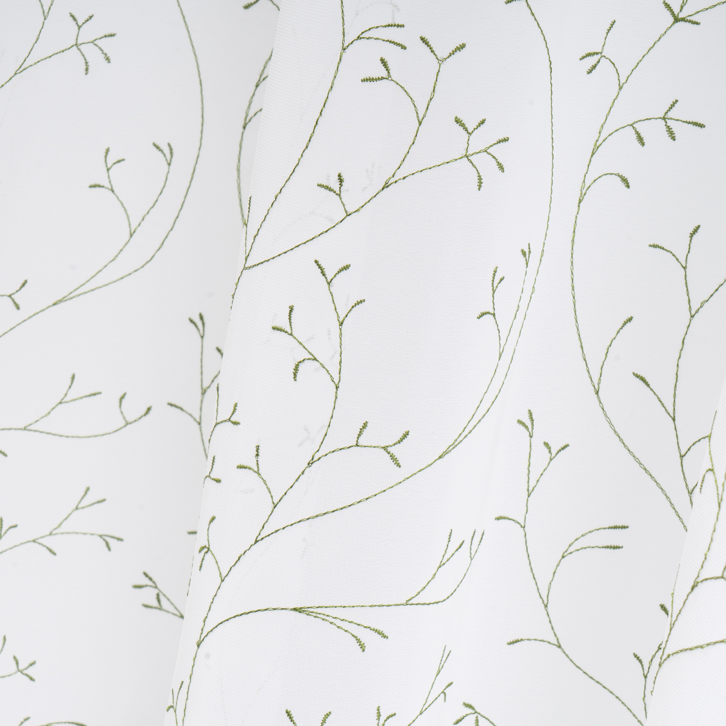 VISILLO FAUX SILK BORDADO GROW VERDE 140 X 260 CM 3
