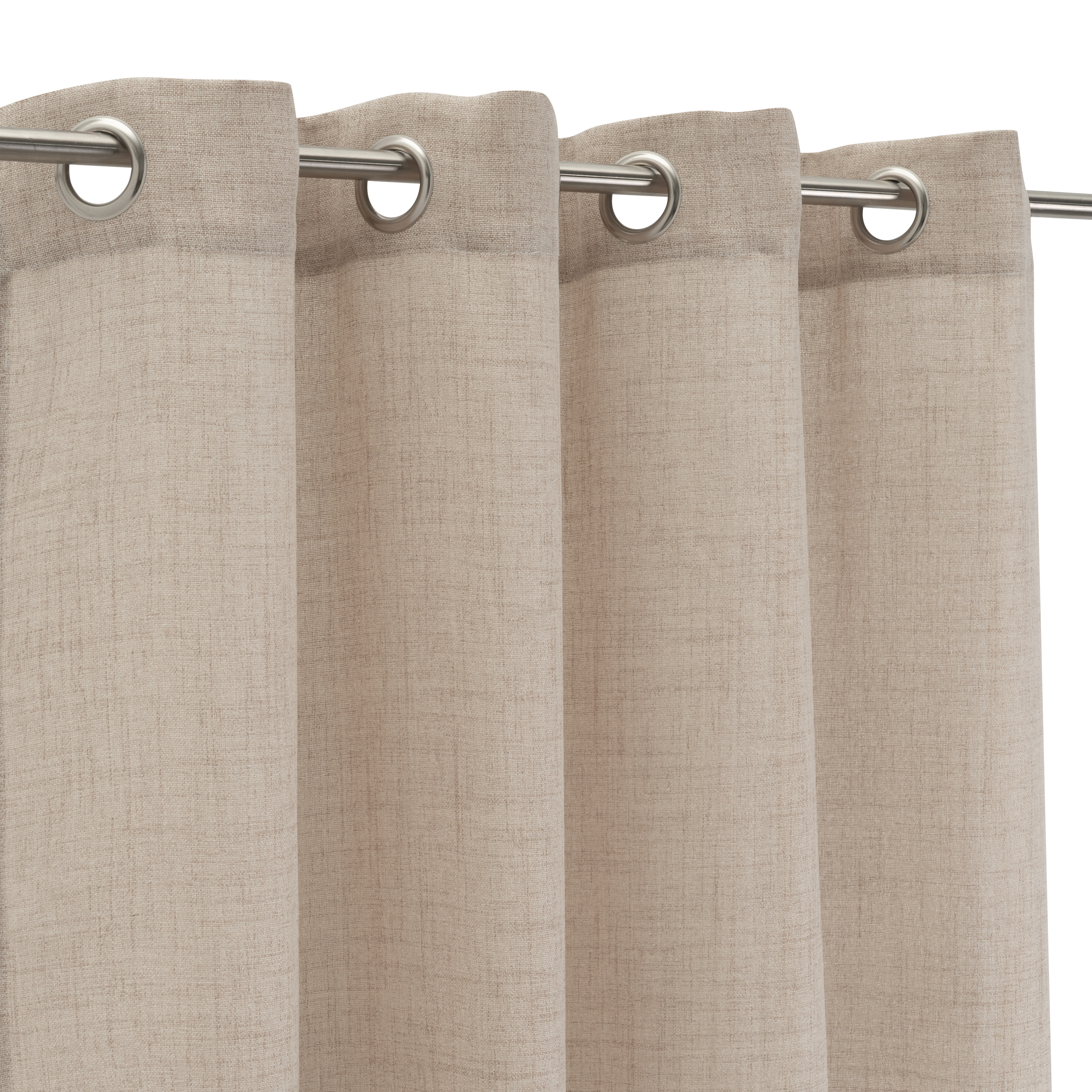 CORTINA FAUX LINEN & HILO REALZADO LIFE 140 X 260
