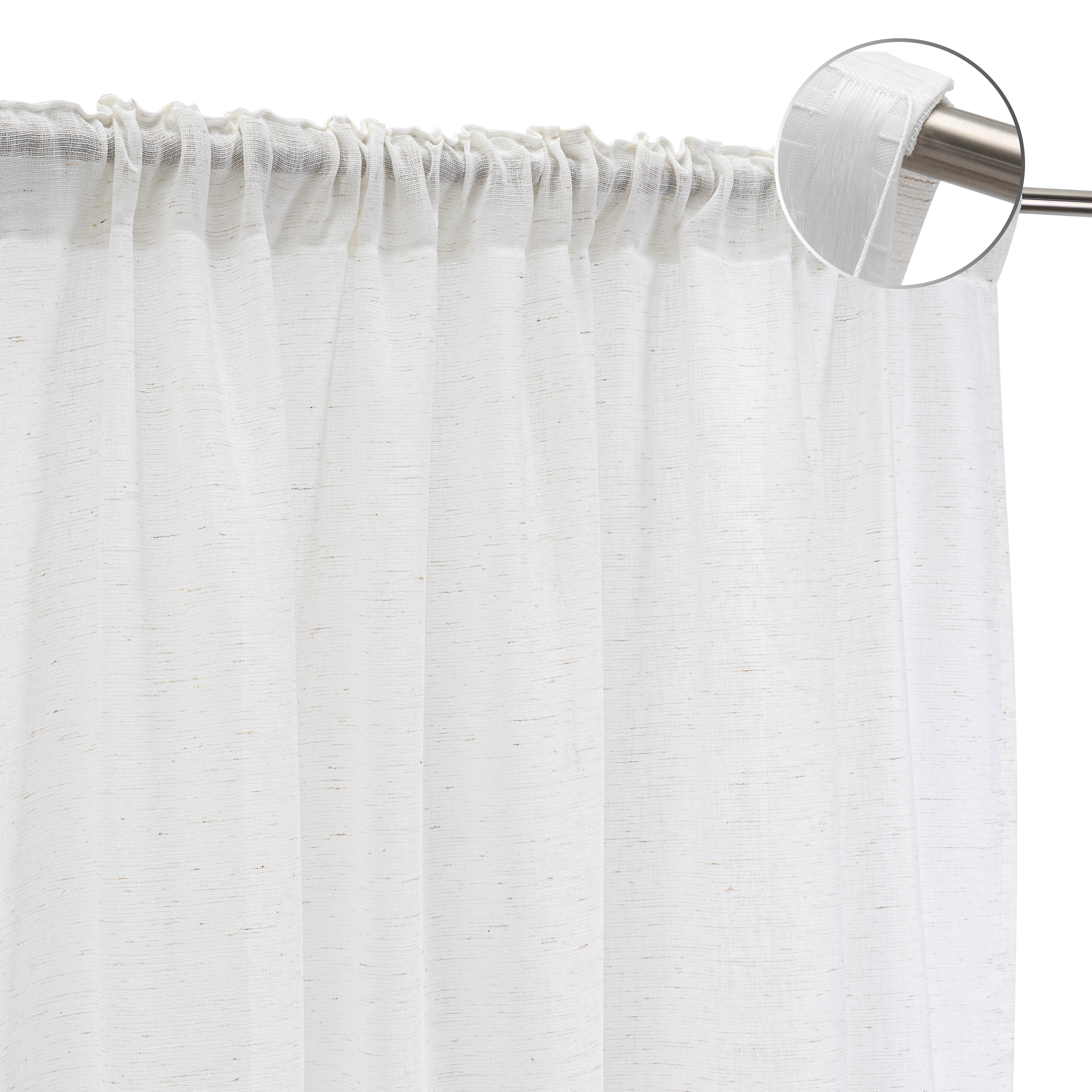 CORTINA TRABILLA OCULTA FAUX LINEN 140 X 260 CM