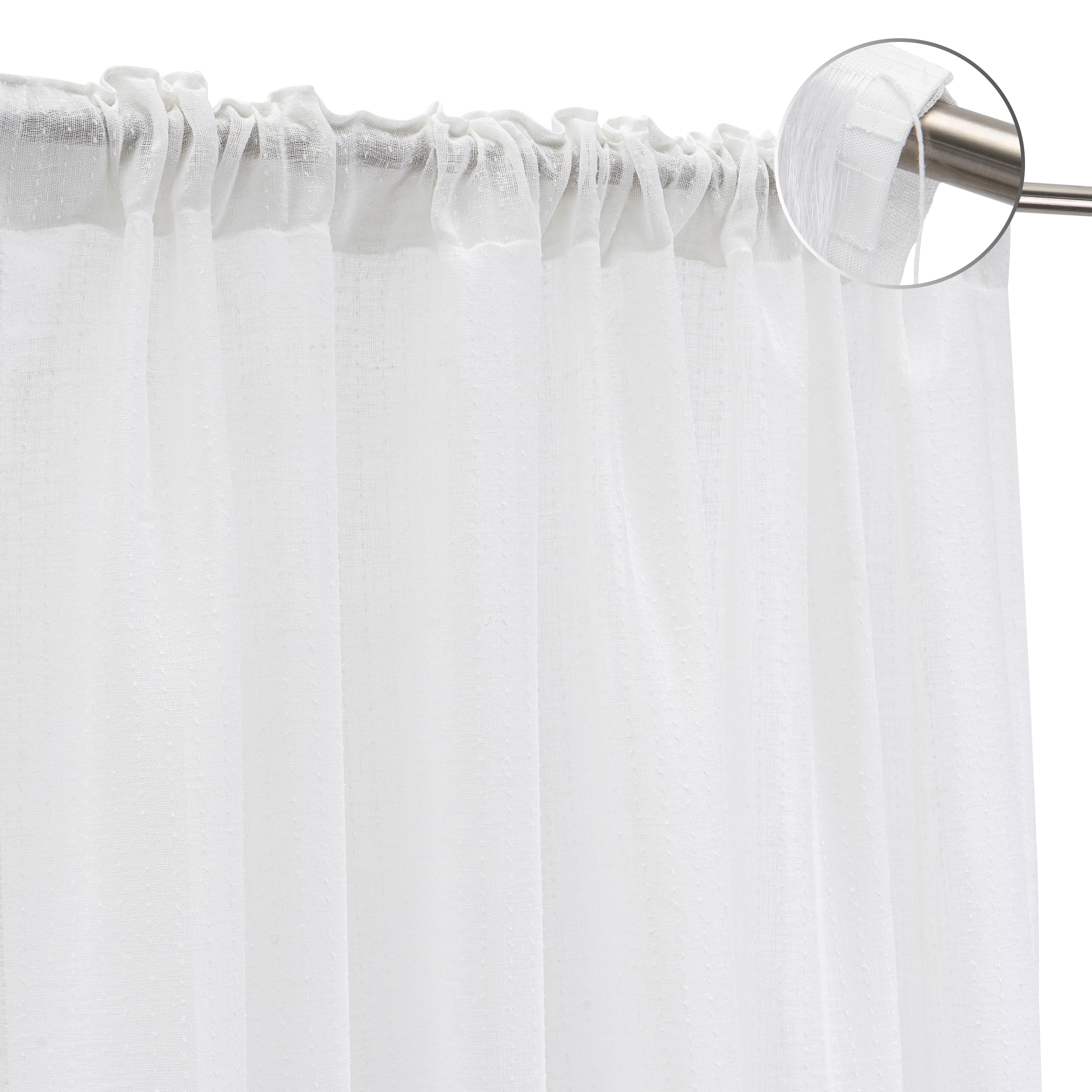 CORTINA TRABILLA OCULTA FAUX LINEN 140 X 260 CM