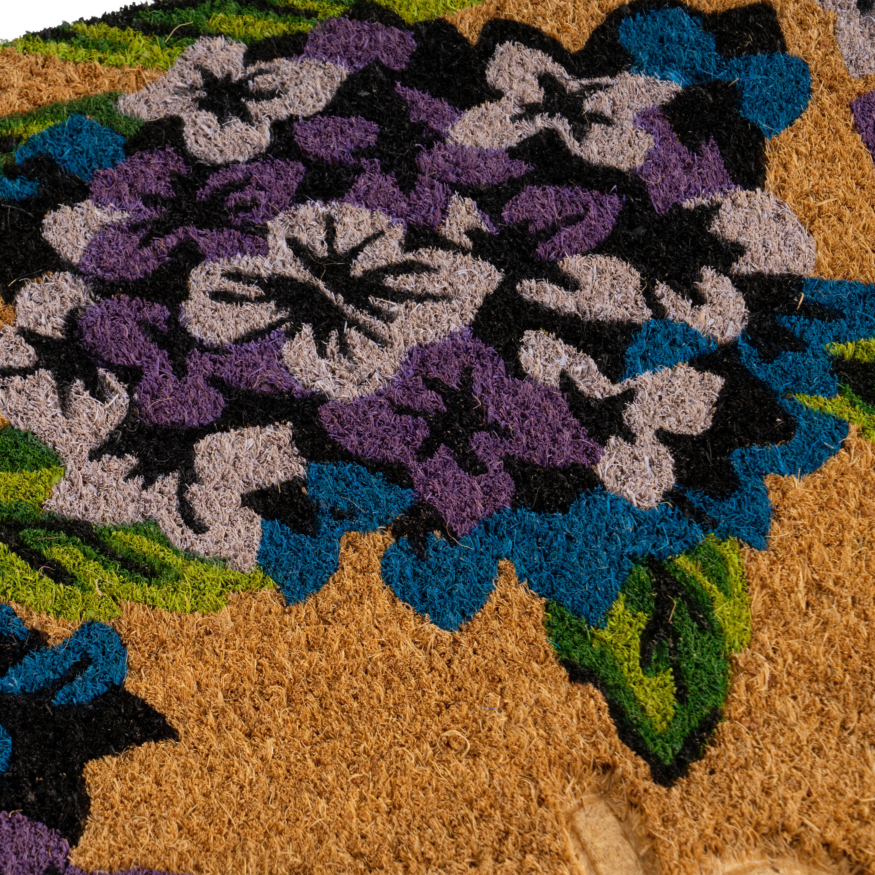 FELPUDO LAVANDA FIBRA DE COCO 60 X 40 X 1,50 CM 2
