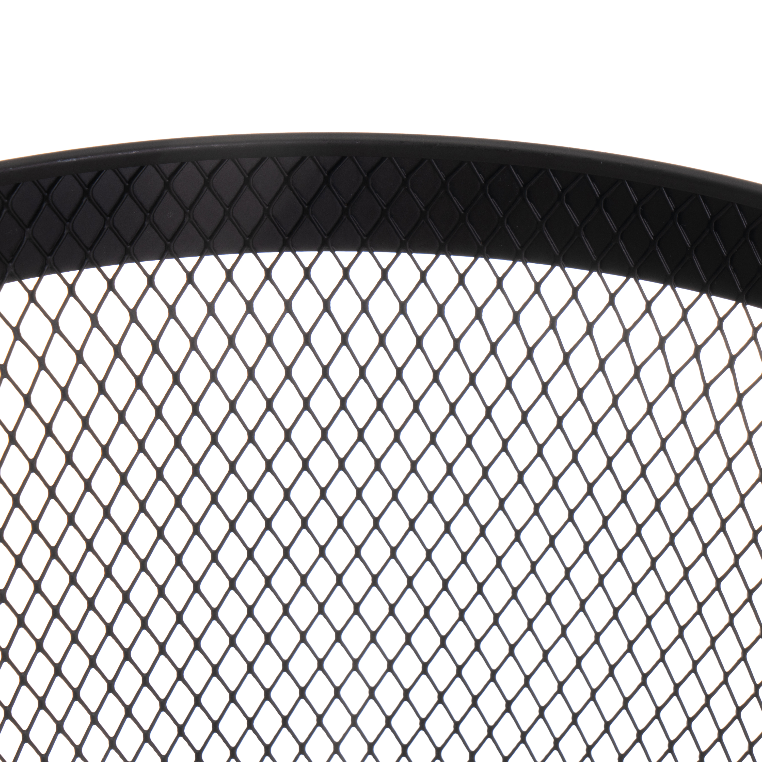 CESTA CON ASA METAL-MADERA 26 X 26 X 18 CM NEGRA 2