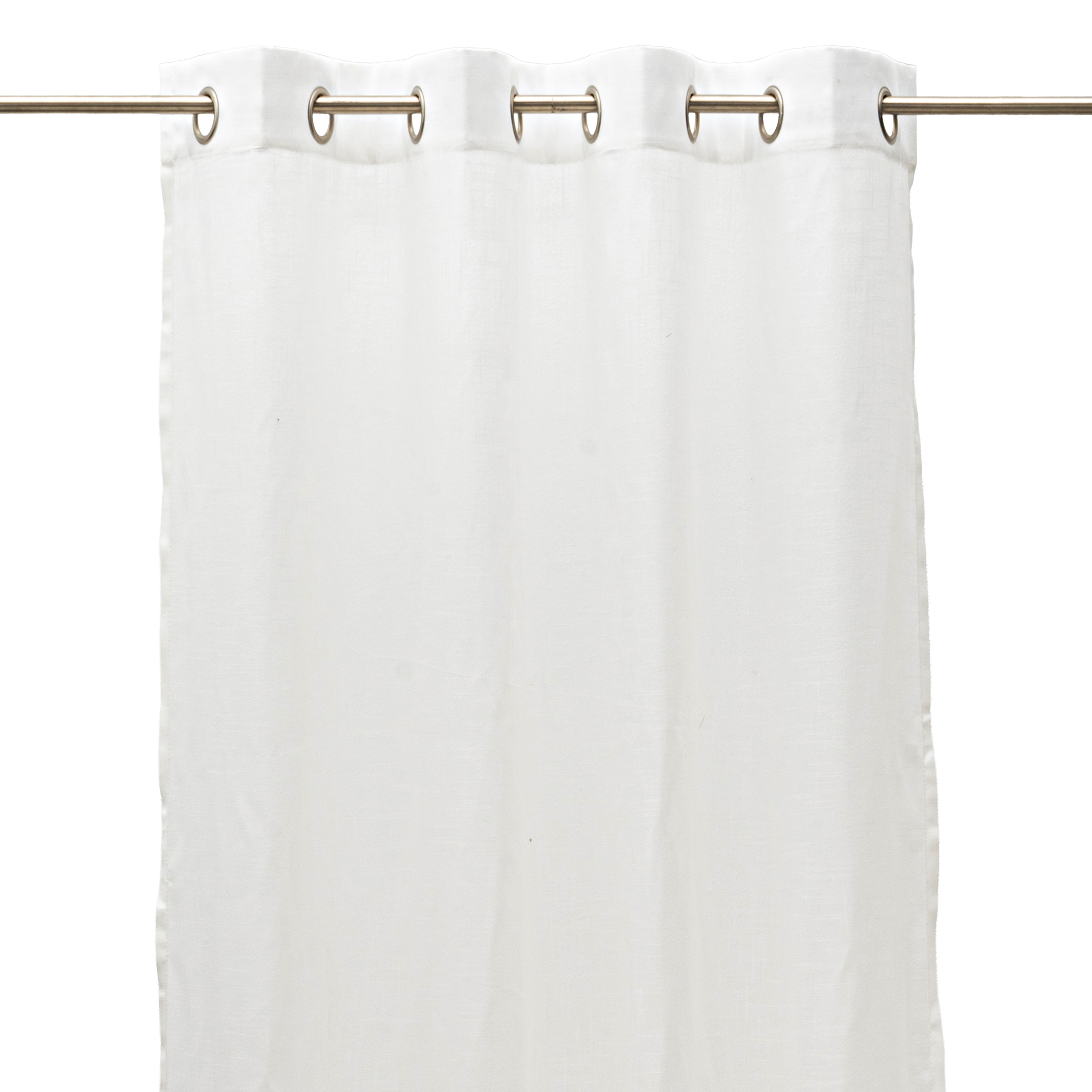 VISILLO TEÑIDO AURA POLIÉSTER BLANCO 140 X 260 CM 5