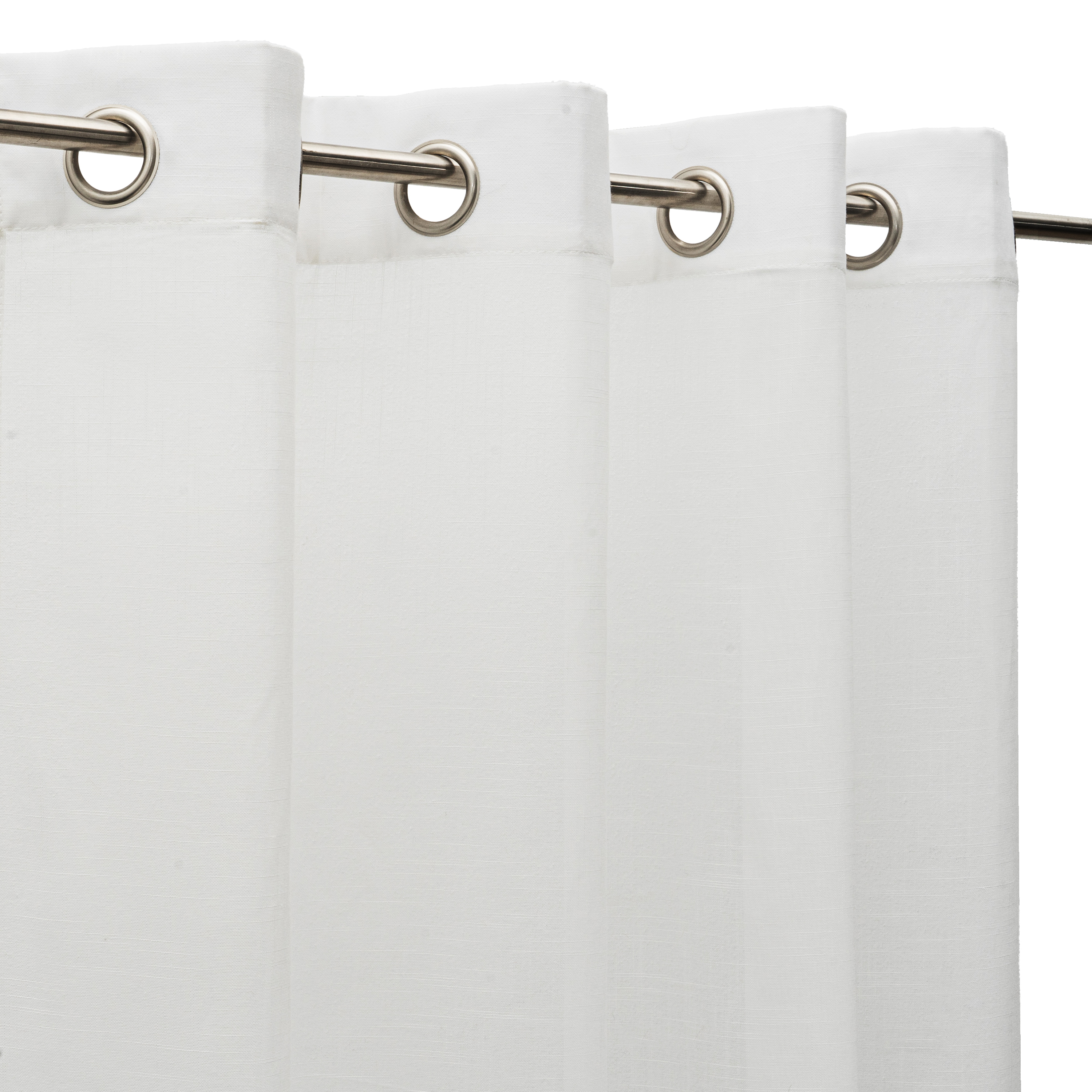 VISILLO TEÑIDO AURA POLIÉSTER BLANCO 140 X 260 CM 2