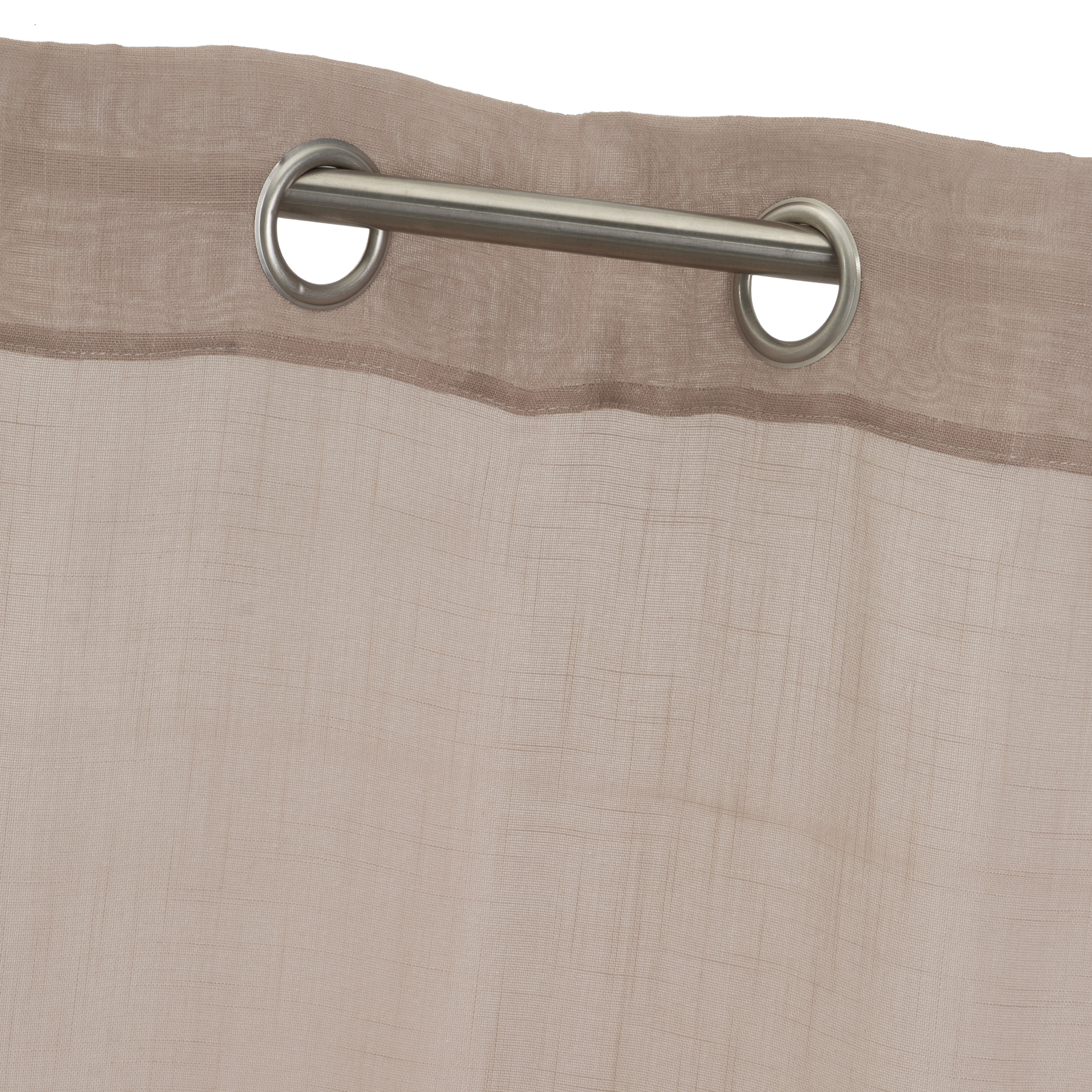 VISILLO TEÑIDO AURA POLIÉSTER BEIGE 140 X 260 CM