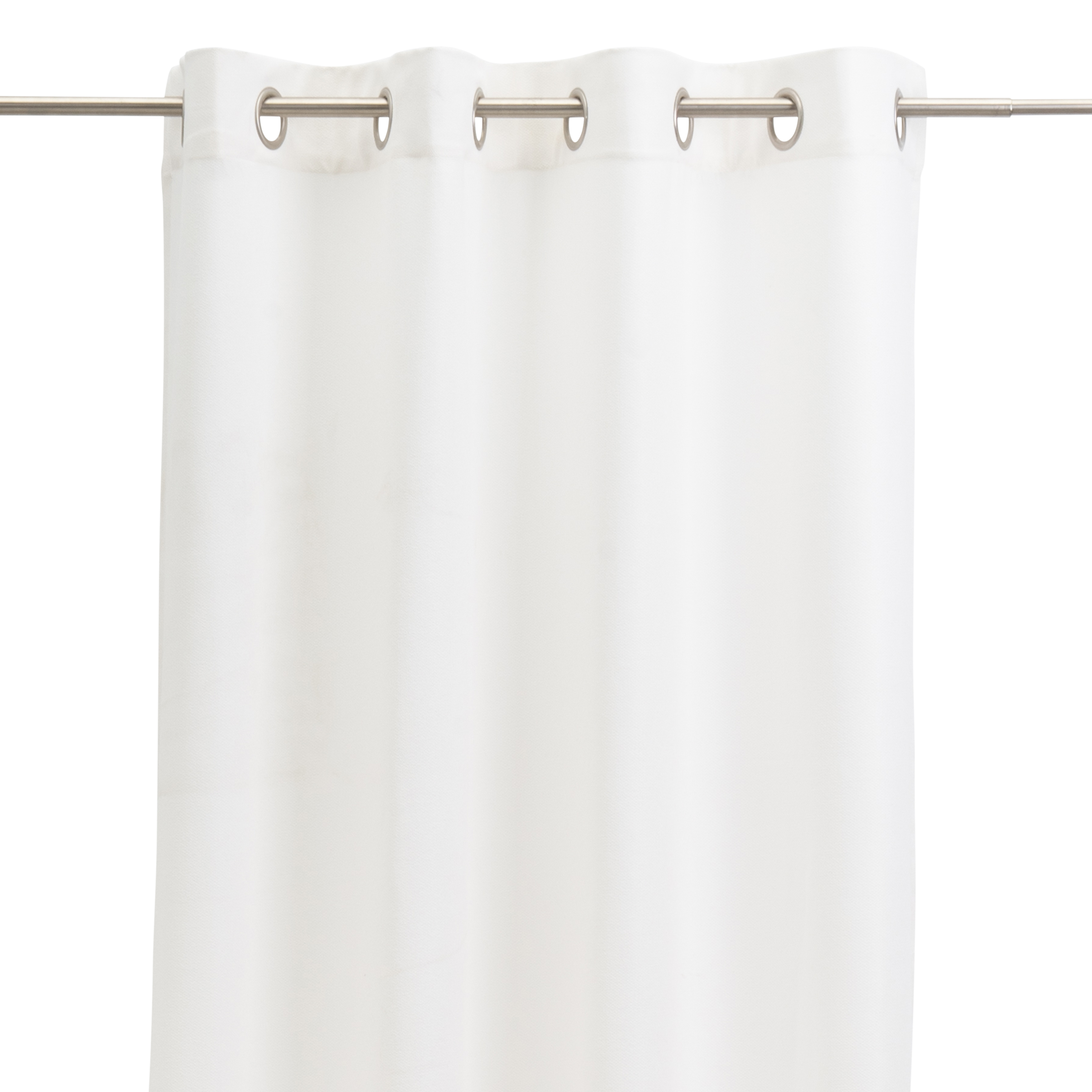 CORTINA TEÑIDO SIENA POLIÉSTER BLANCO 140 X 260 CM 6