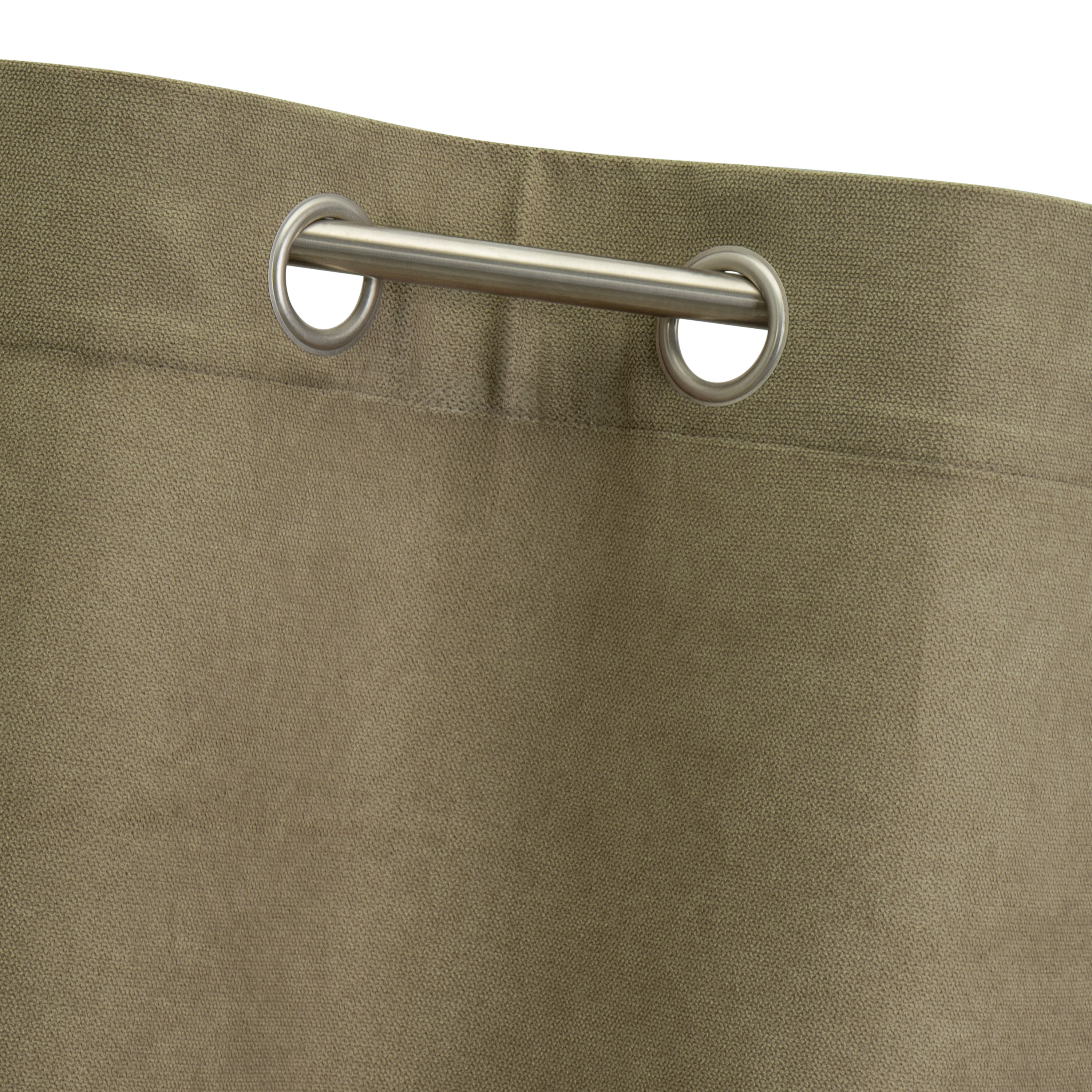 CORTINA TEÑIDO SIENA POLIÉSTER TAUPE 140 X 260 CM 4