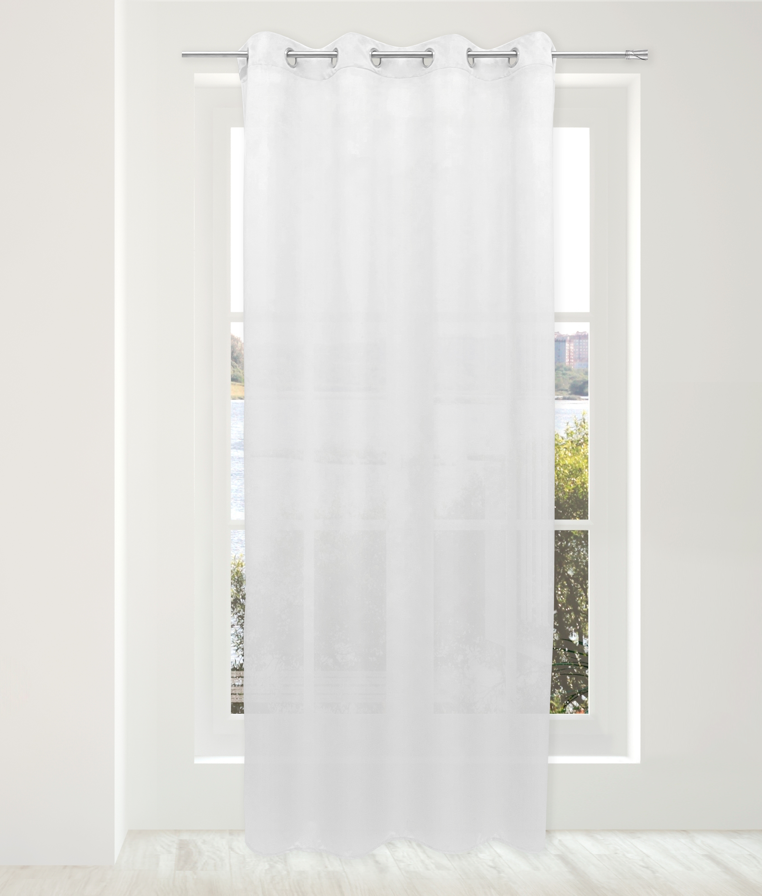 CORTINA LONETA MAGIC POLIÉSTER BLANCO 140 X 260 CM 2