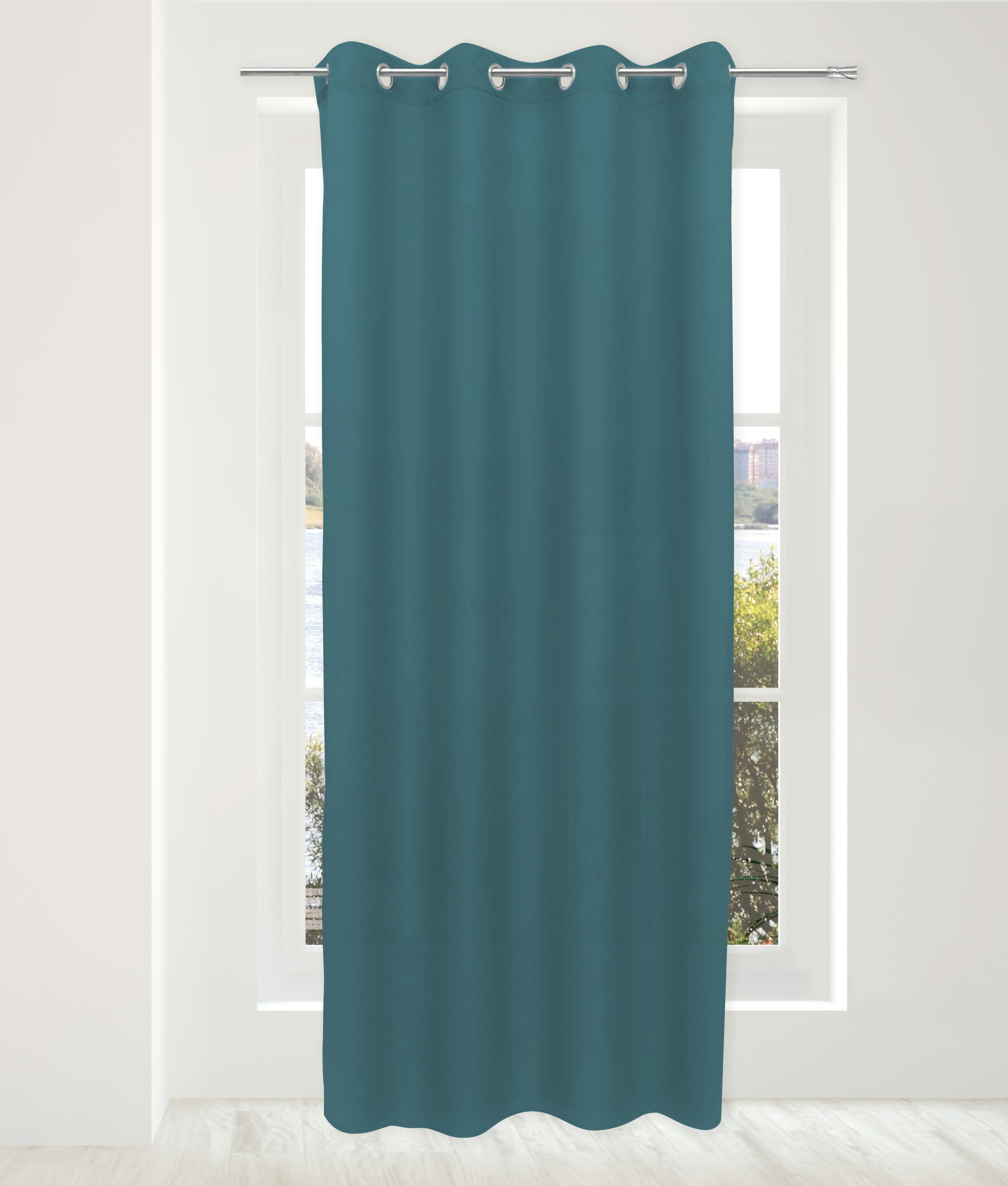 CORTINA LONETA MAGIC POLIÉSTER AZUL 140 X 260 CM 2