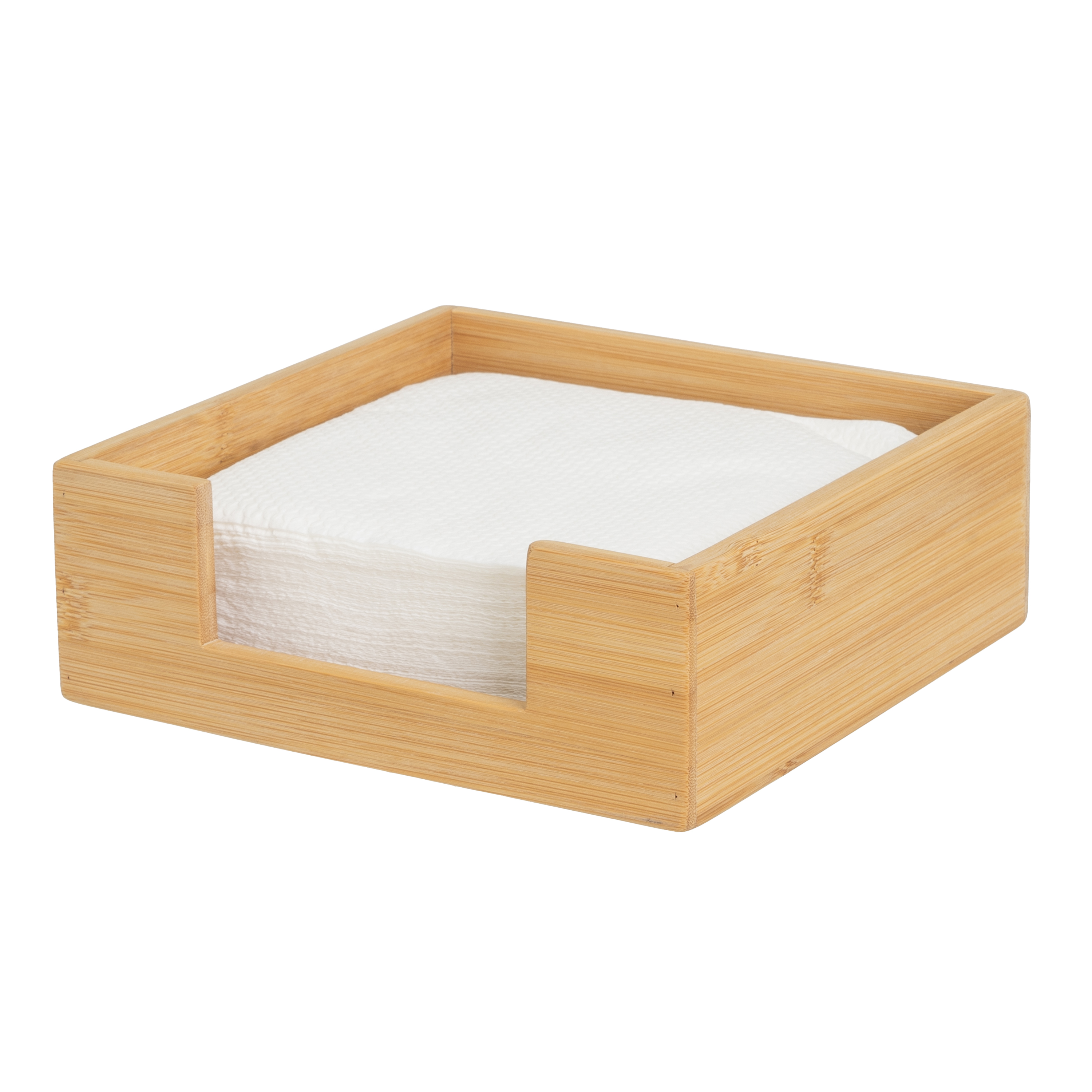 SERVILLETERO BAMBÚ 20 X 20 X 7 CM