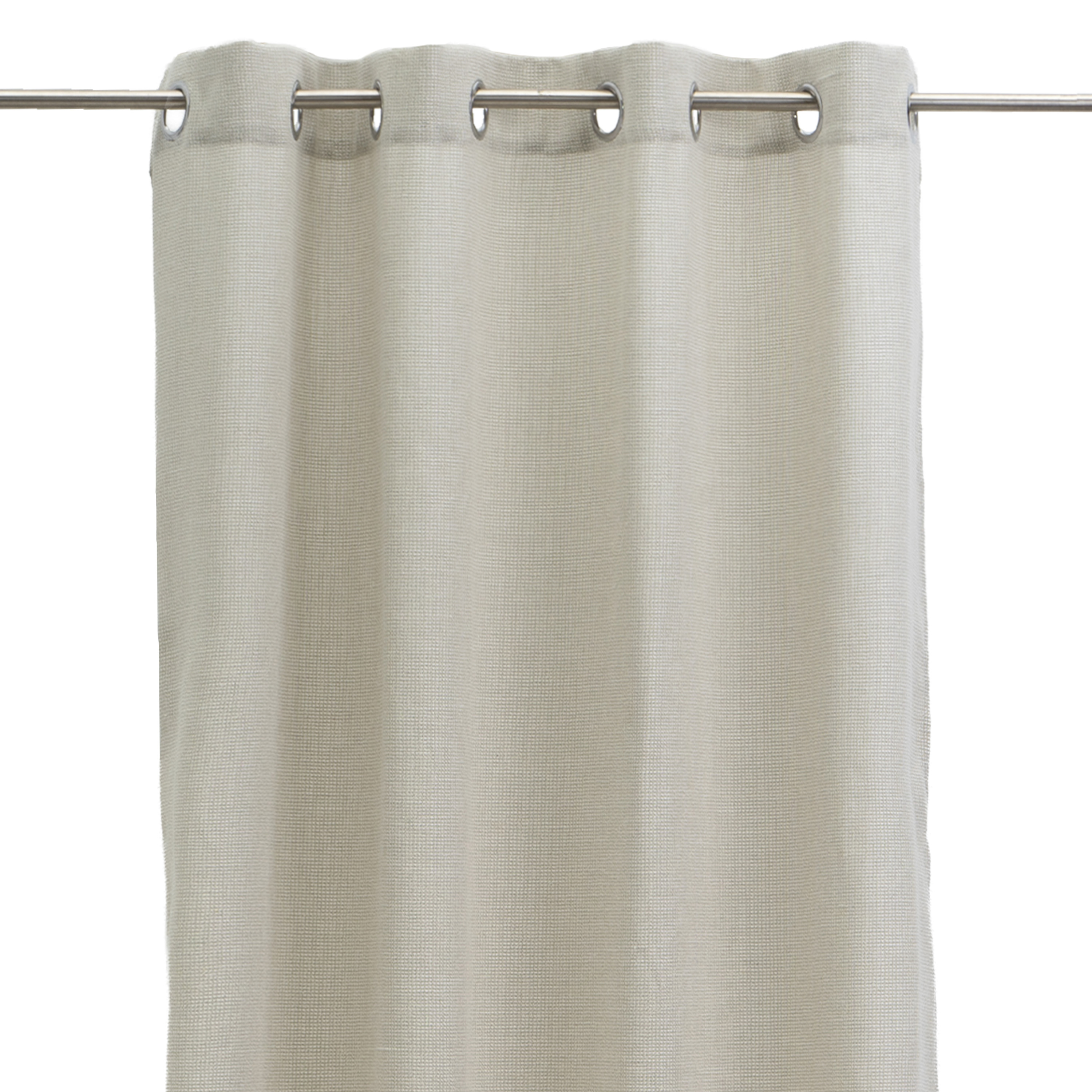 CORTINA FAUX COTTON TEÑIDO CUADRILLE 140 X 260 CM