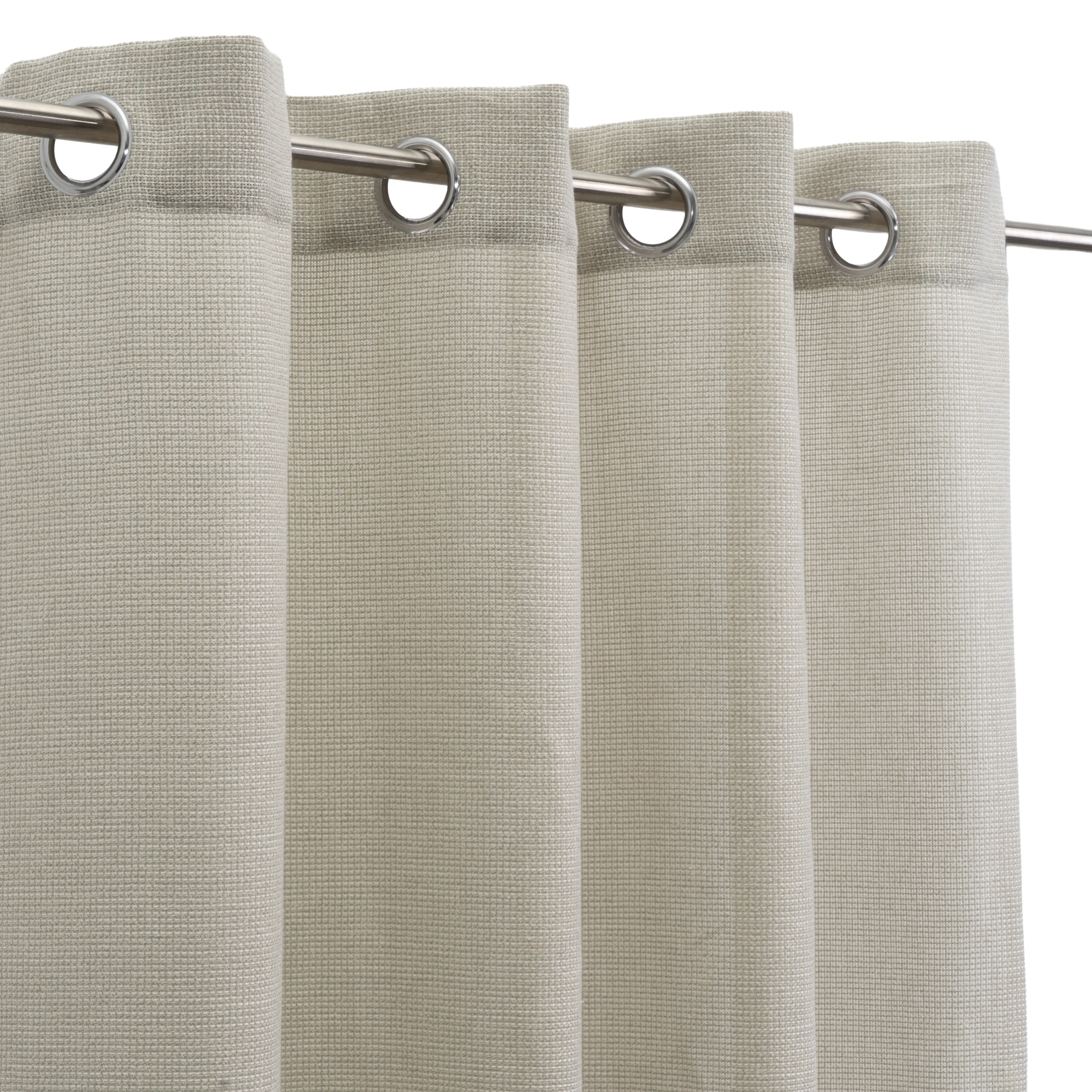 CORTINA FAUX COTTON TEÑIDO CUADRILLE 140 X 260 CM 2