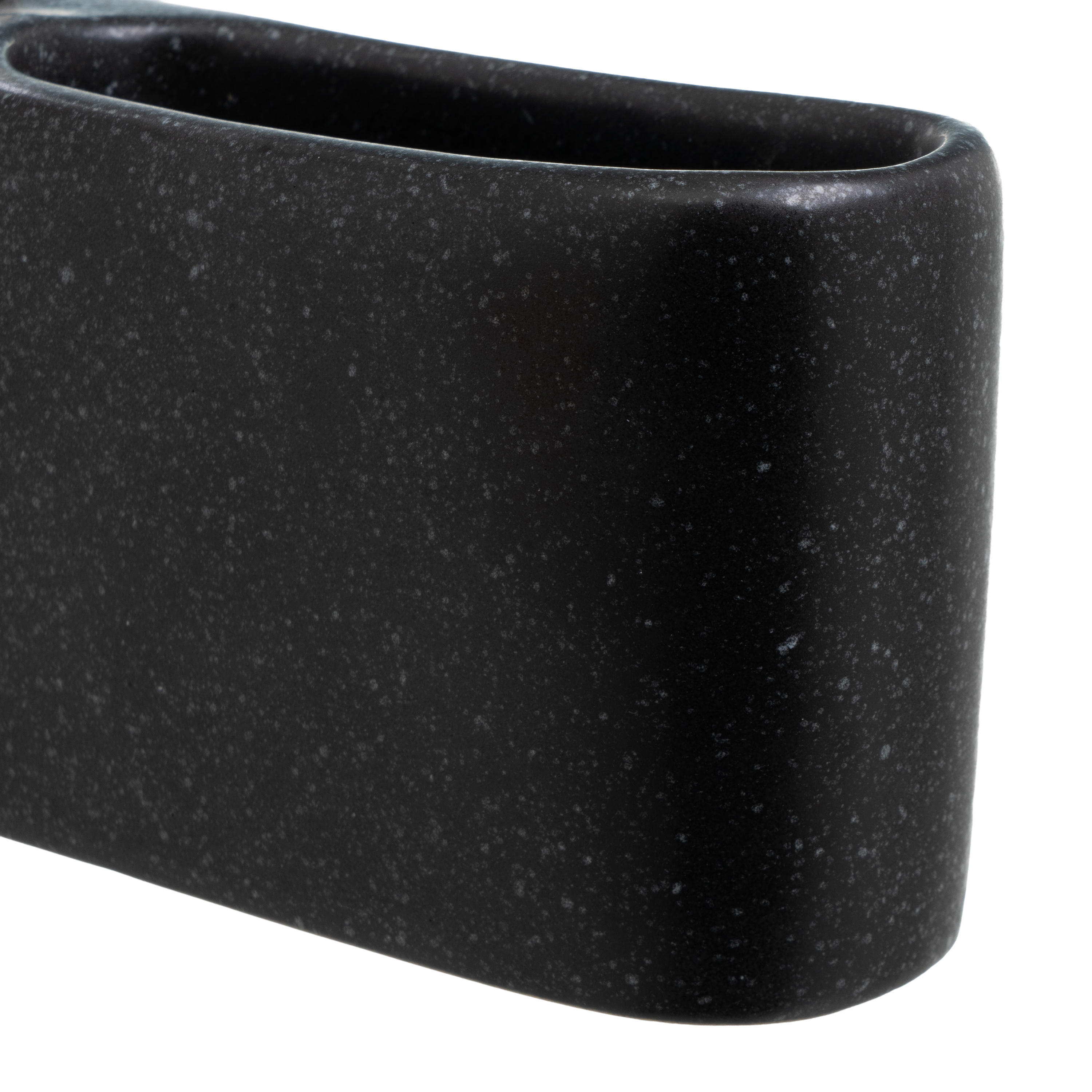 DISPENSADOR COCINA  CERÁMICA 16 X 5 X 14 CM  NEGRO 5